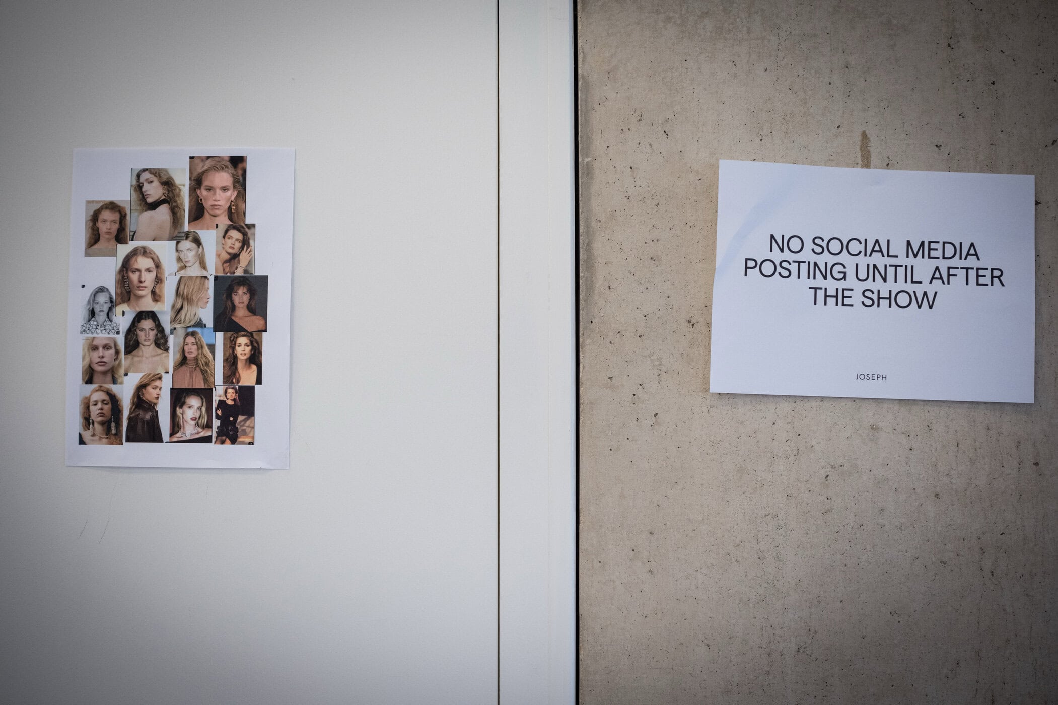 Joseph Fall 2026 Fashion Show Backstage