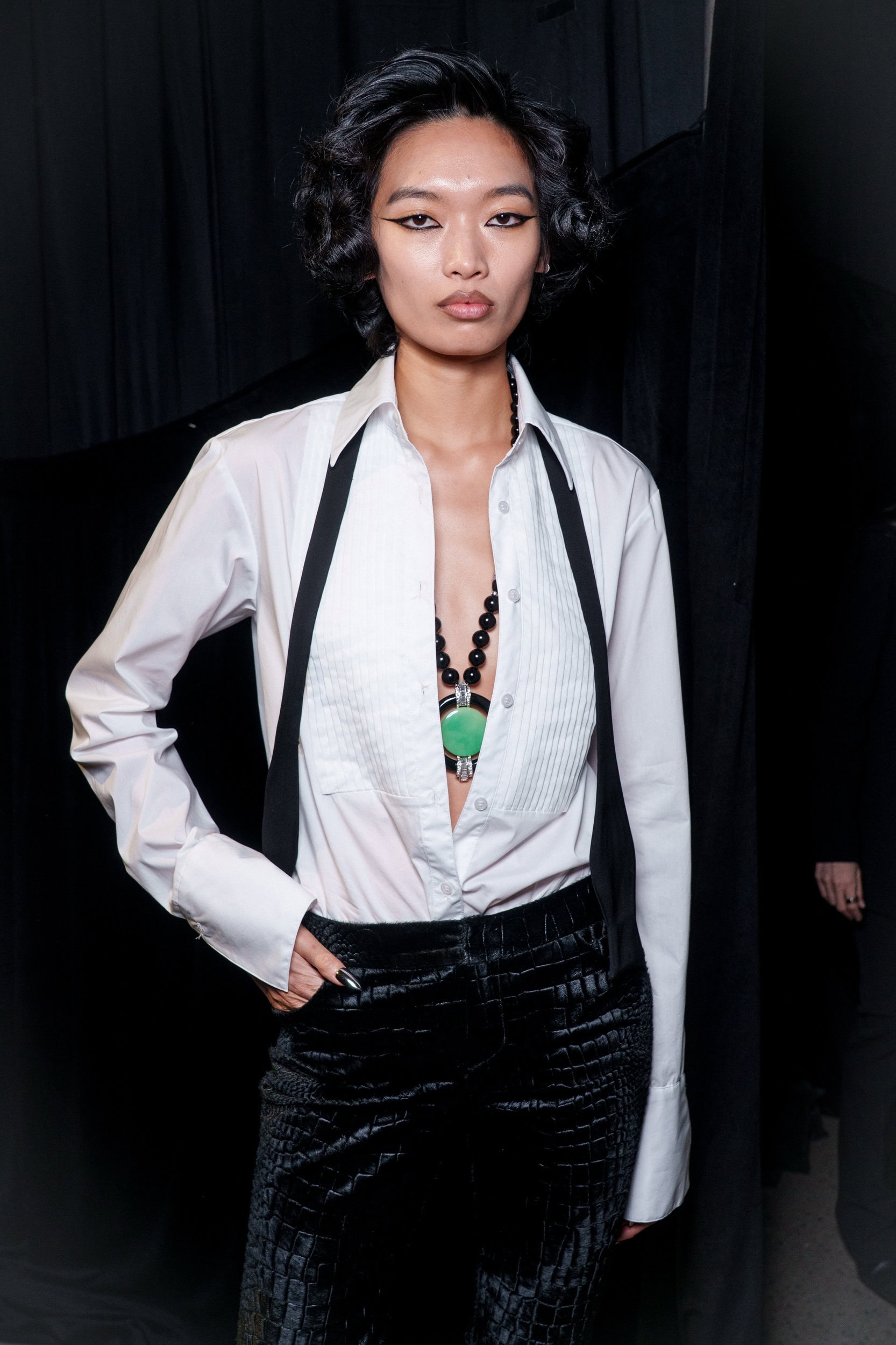 Laquan Smith Fall 2026 Fashion Show Backstage