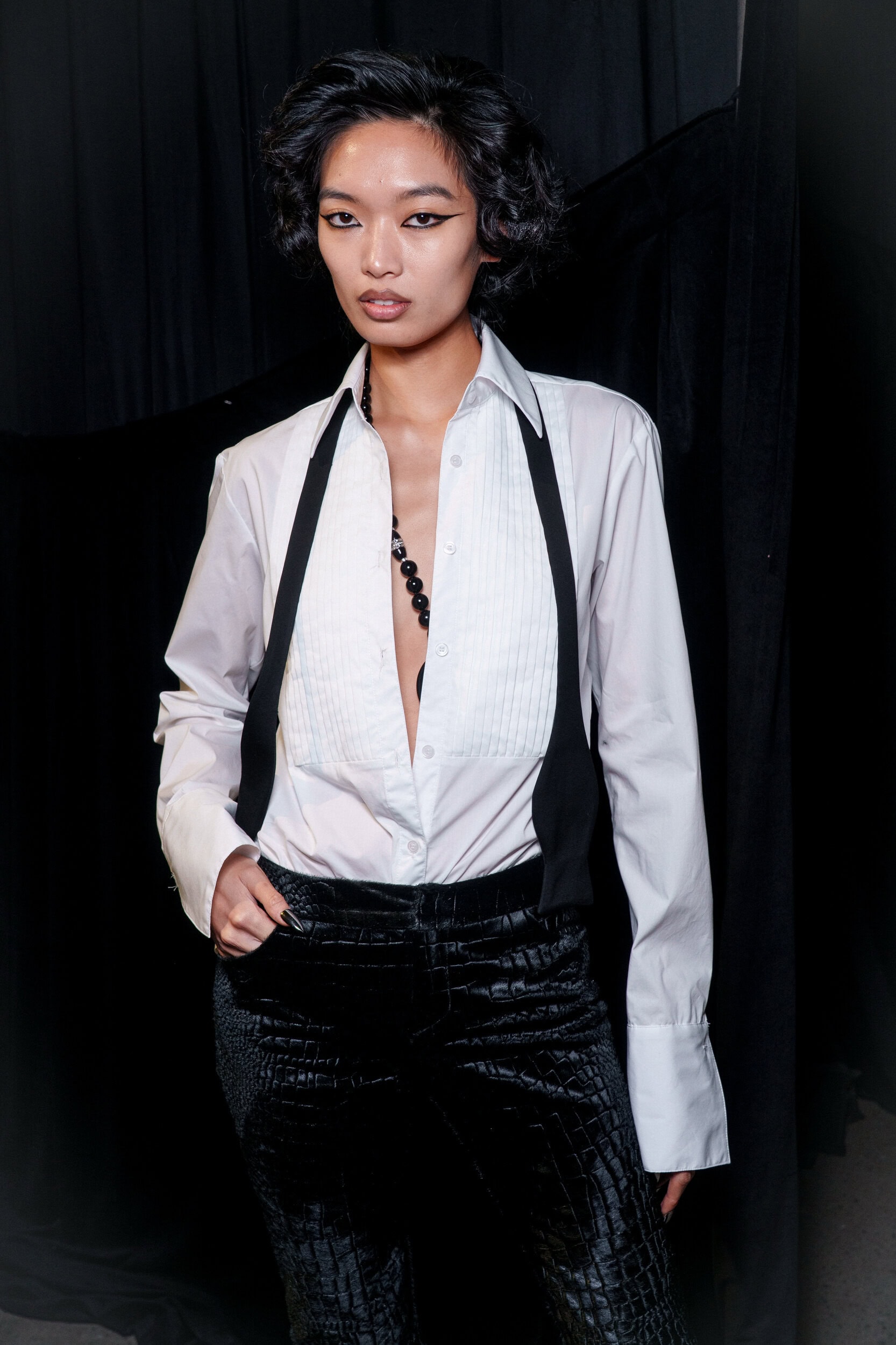 Laquan Smith Fall 2026 Fashion Show Backstage