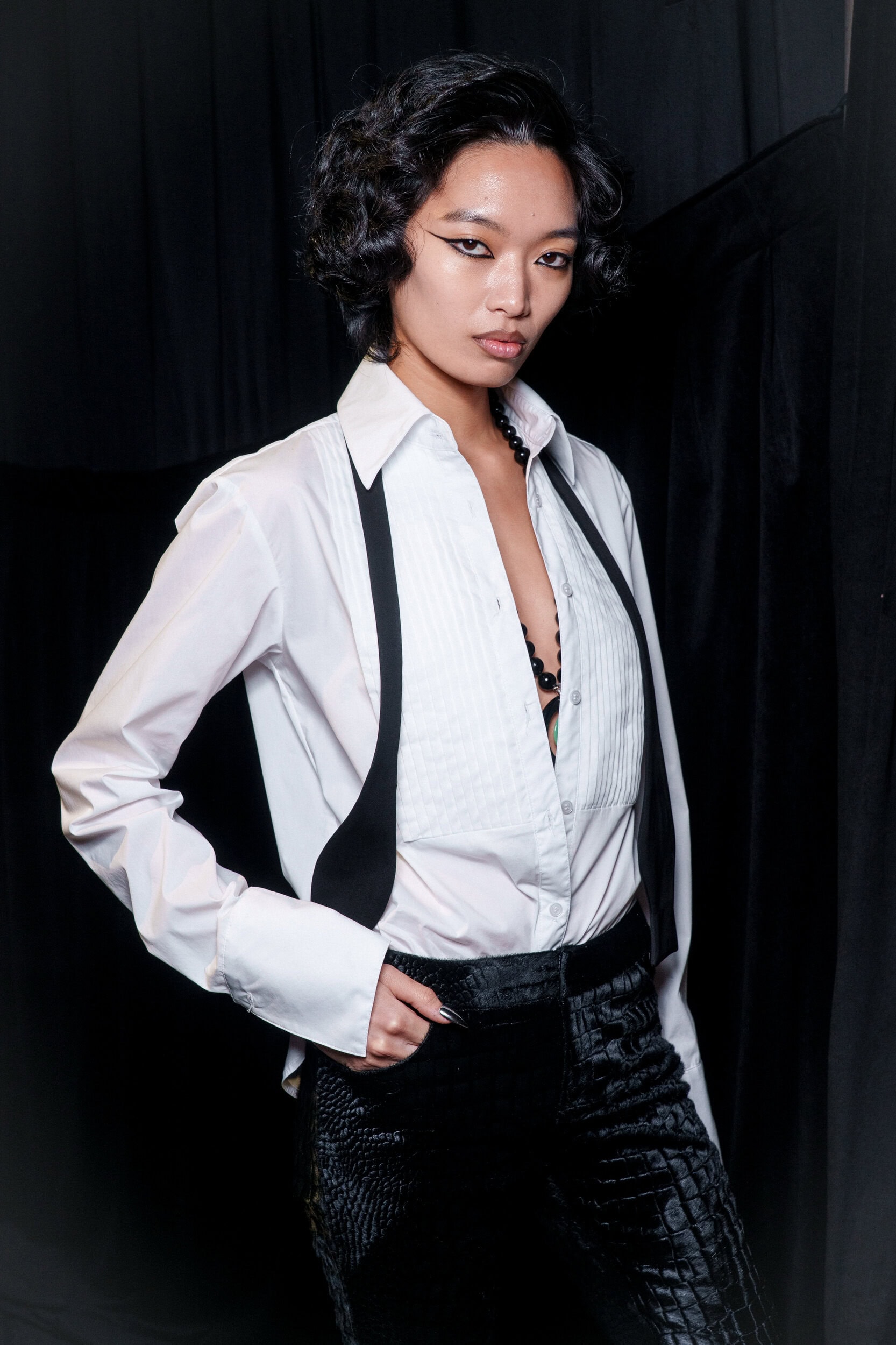 Laquan Smith Fall 2026 Fashion Show Backstage