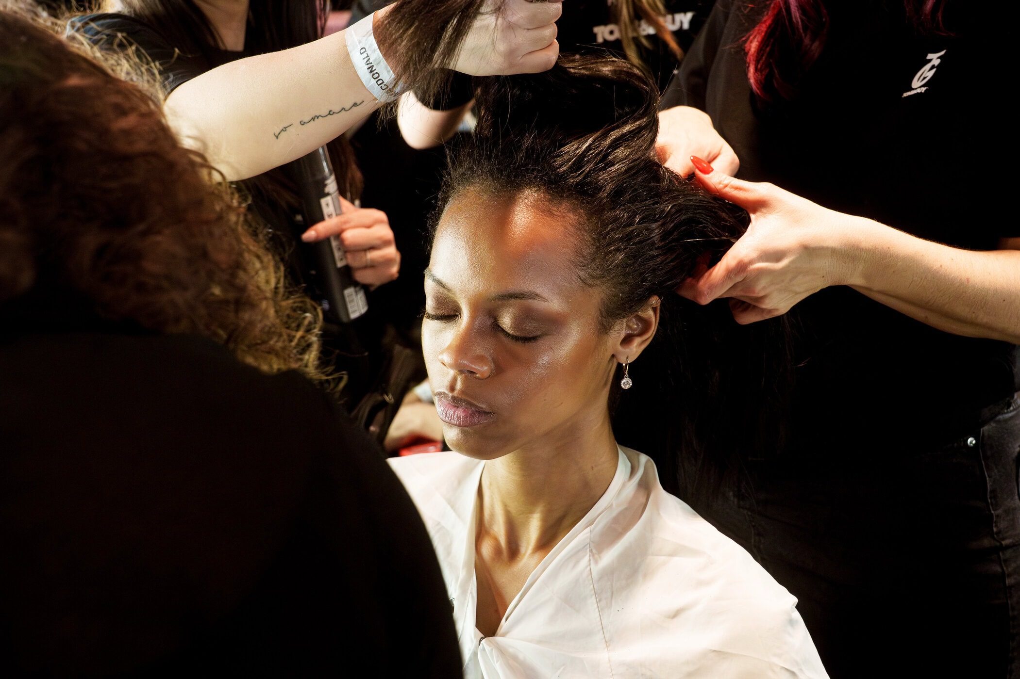 Julien Macdonald Fall 2026 Fashion Show Backstage