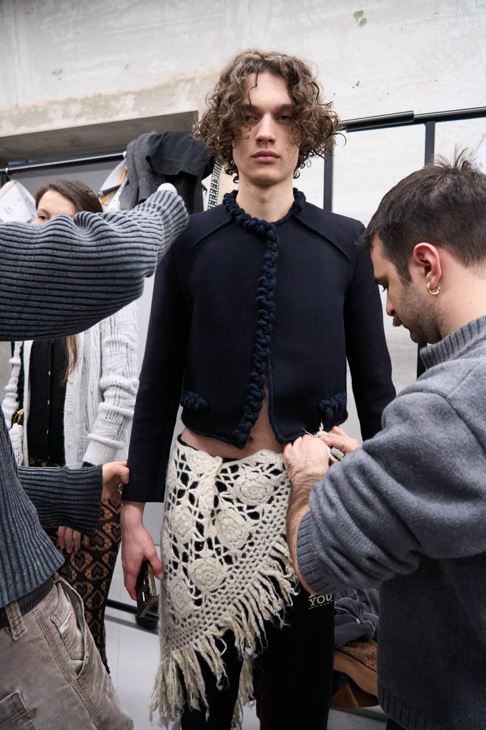 Marco Rambaldi Fall 2026 Fashion Show Backstage