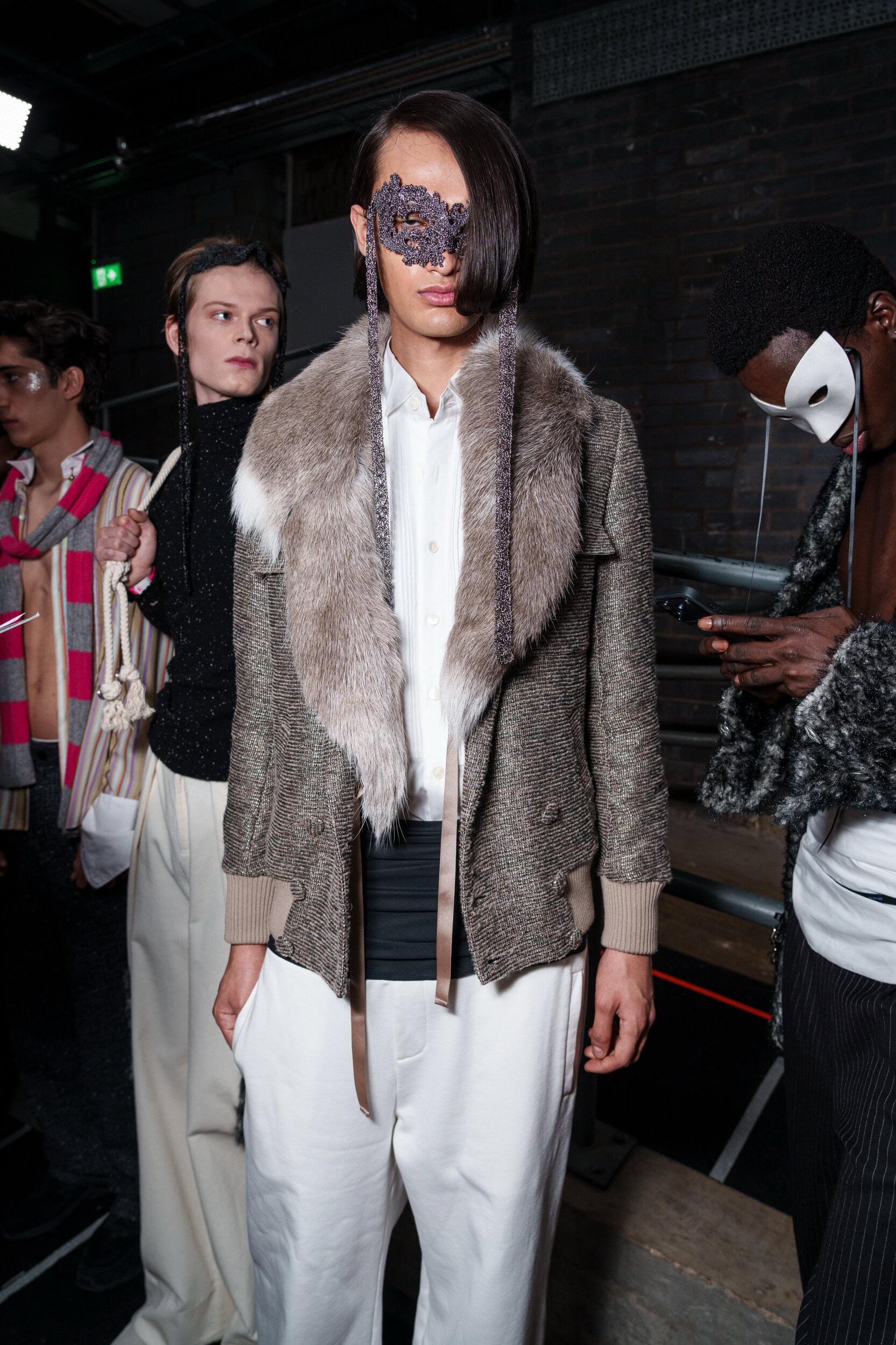 Oscar Ouyang Fall 2026 Fashion Show Backstage