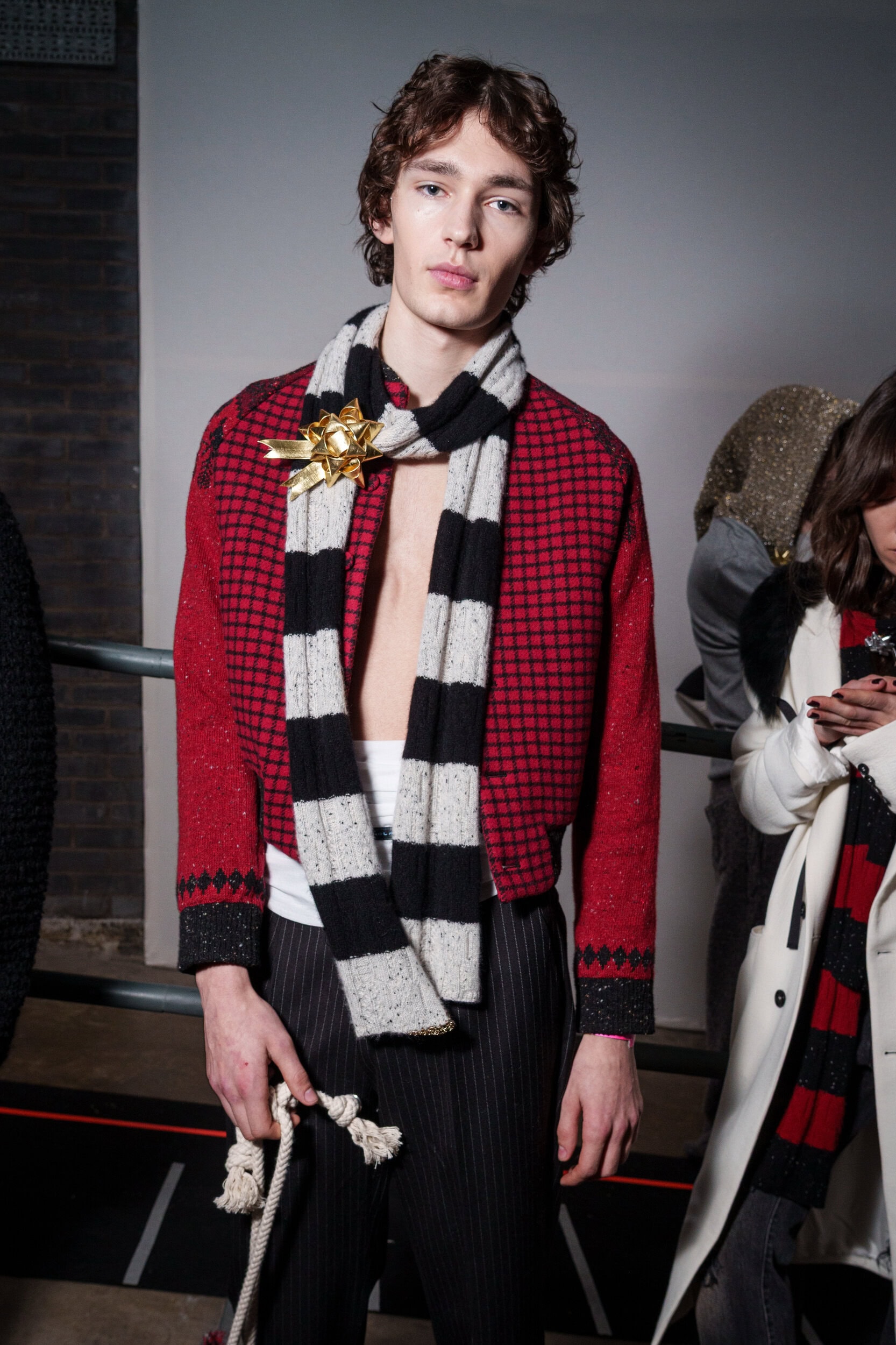 Oscar Ouyang Fall 2026 Fashion Show Backstage