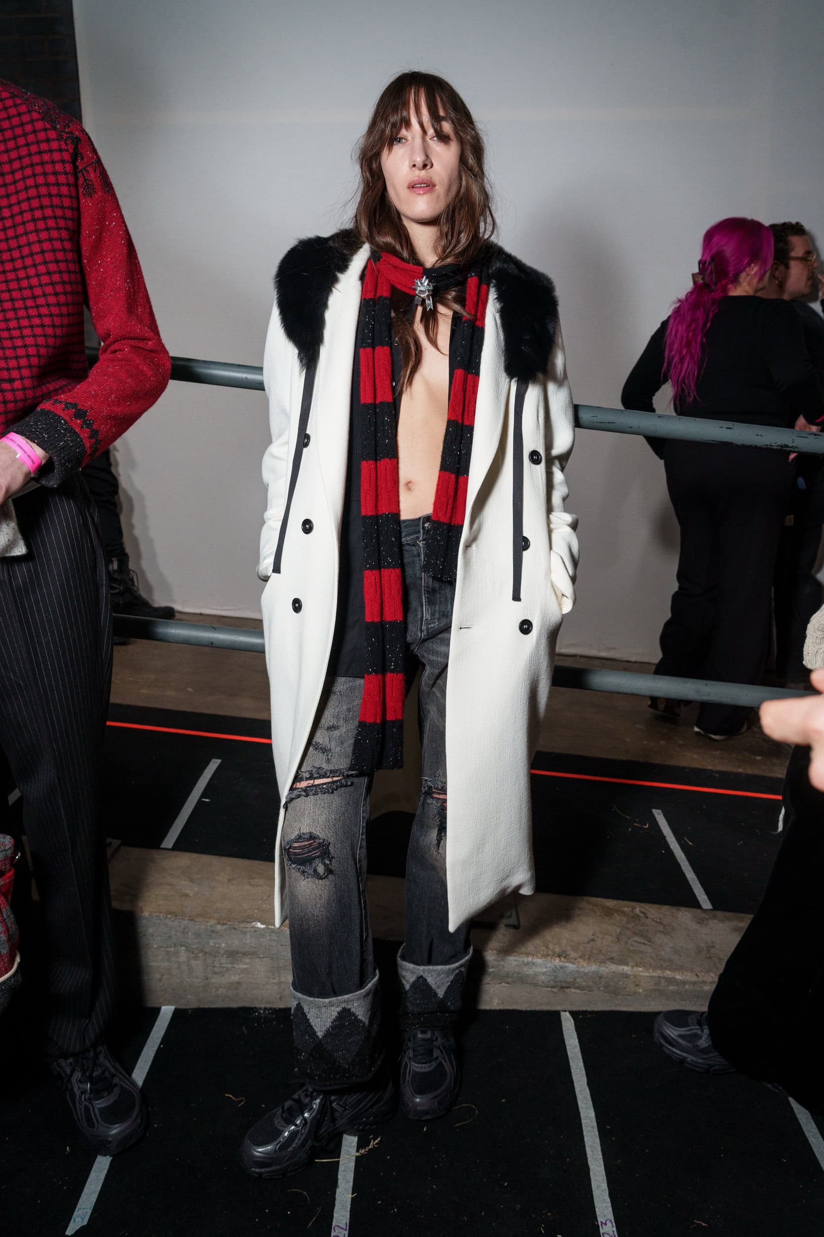 Oscar Ouyang Fall 2026 Fashion Show Backstage