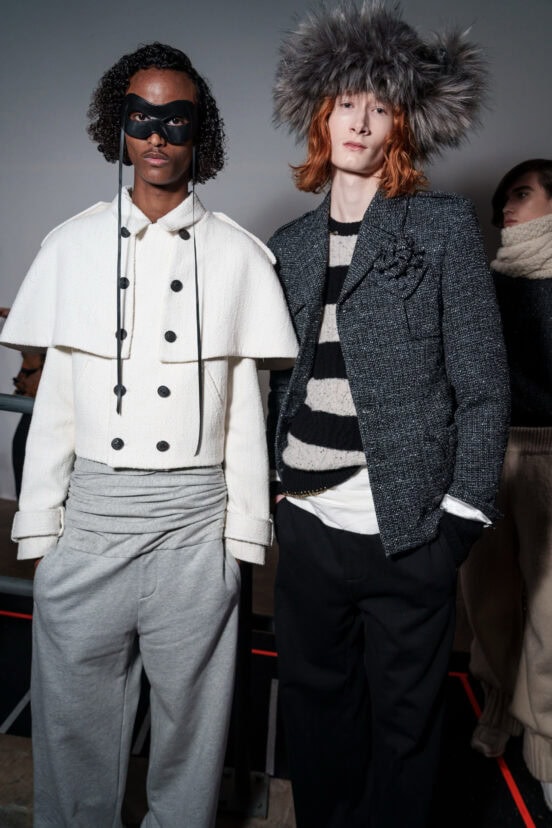 Oscar Ouyang Fall 2026 Fashion Show Backstage