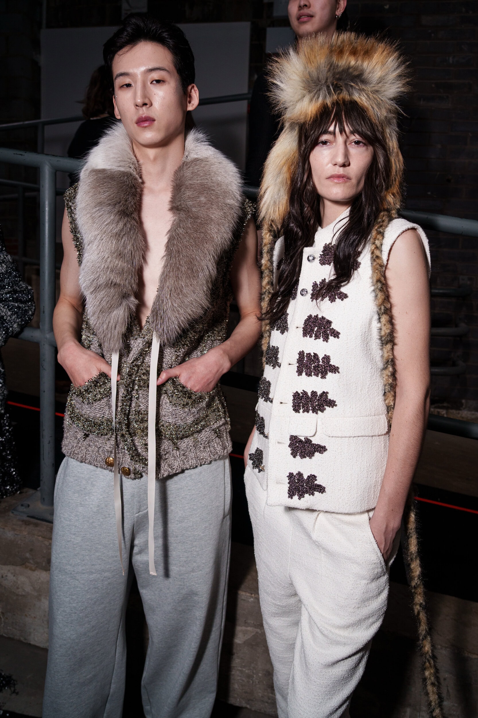 Oscar Ouyang Fall 2026 Fashion Show Backstage