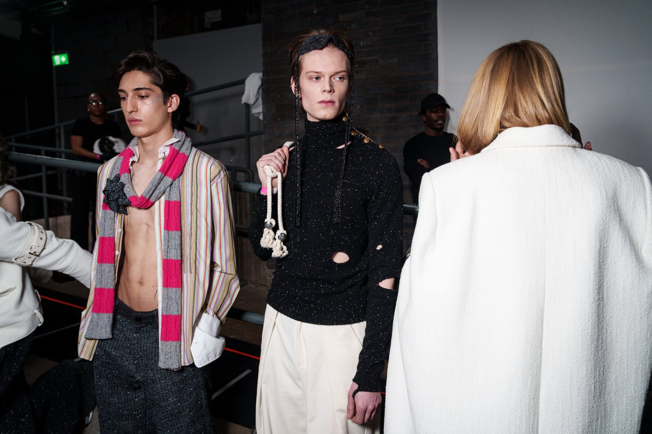 Oscar Ouyang Fall 2026 Fashion Show Backstage