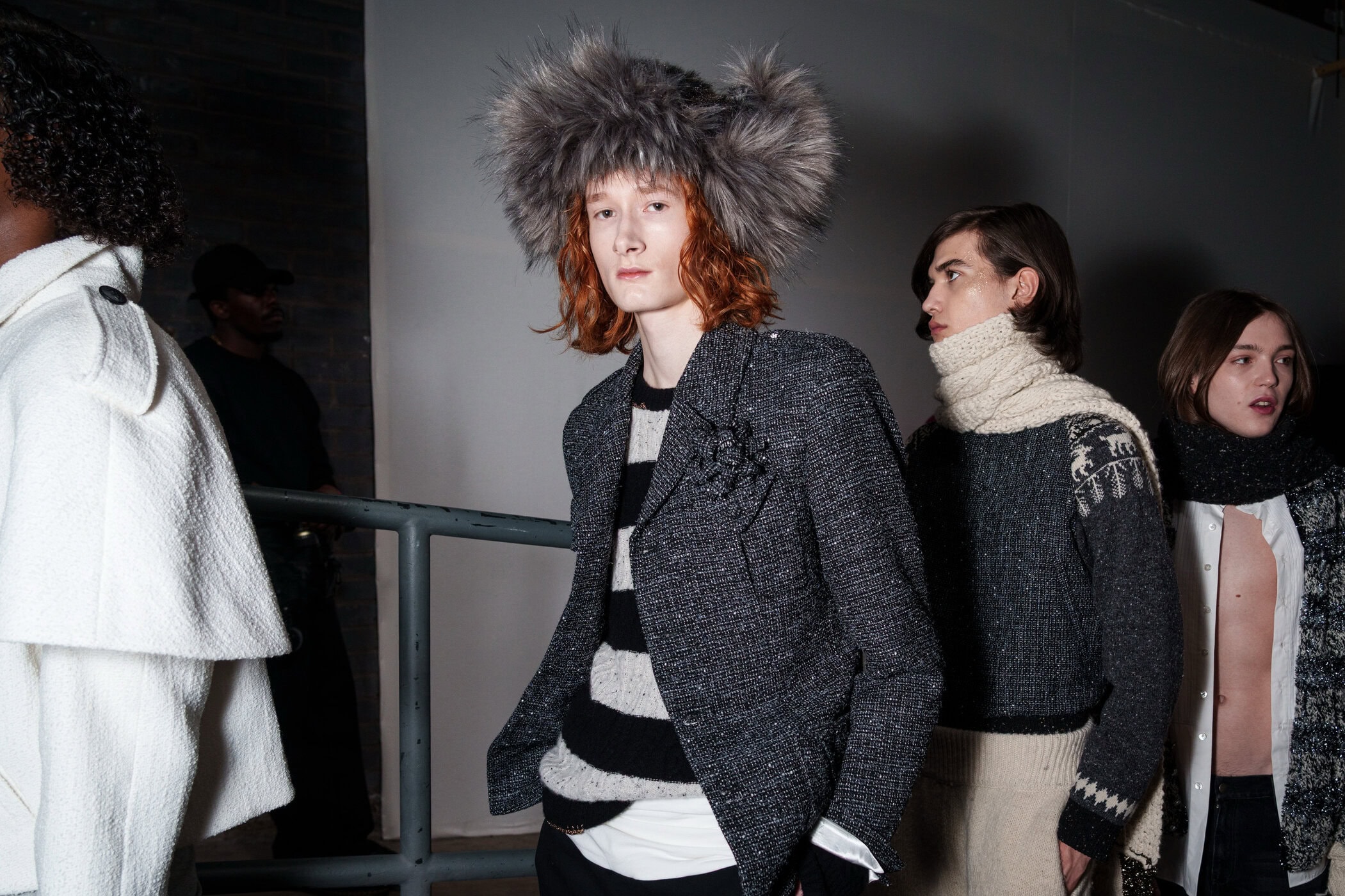 Oscar Ouyang Fall 2026 Fashion Show Backstage