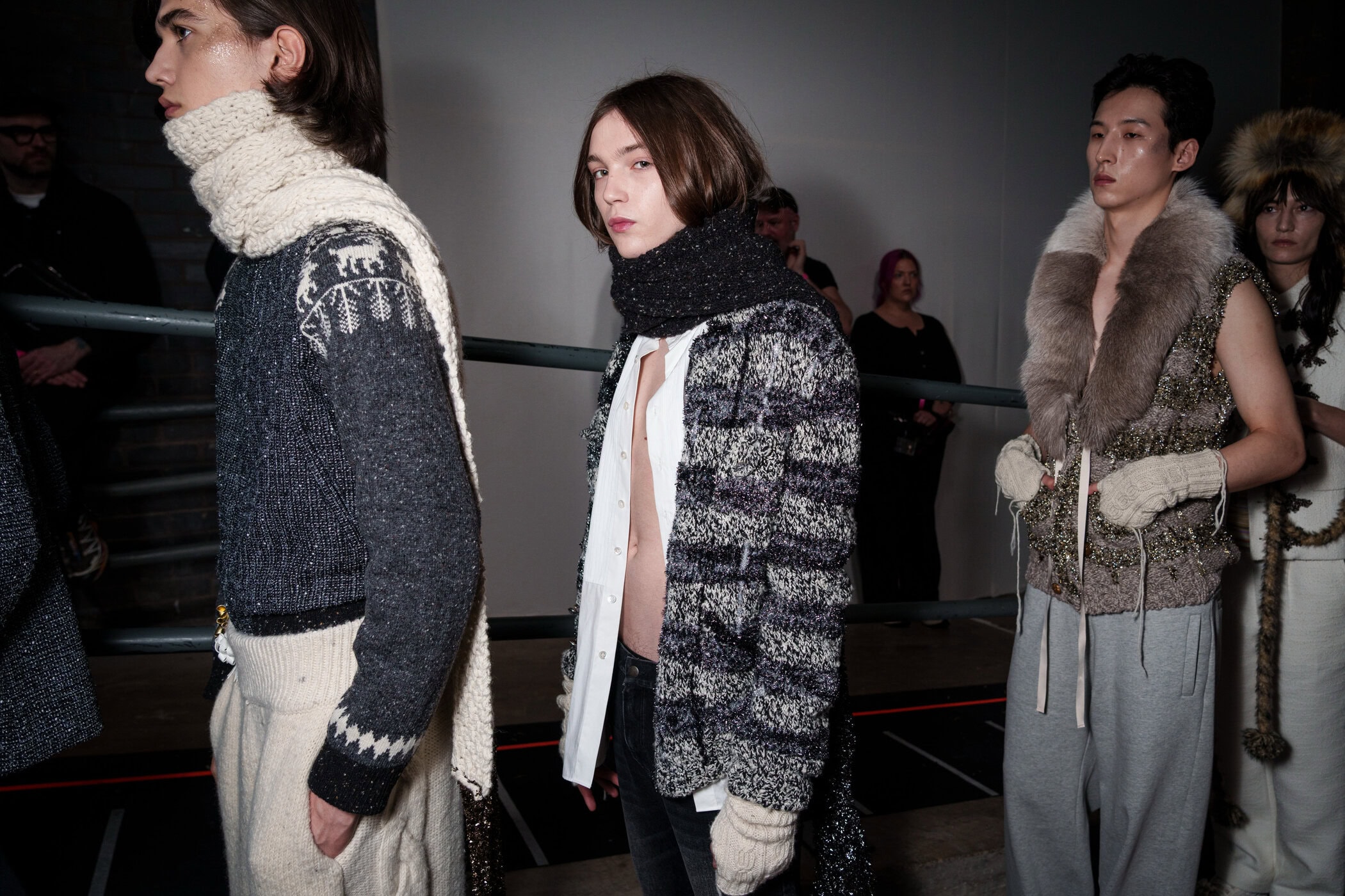 Oscar Ouyang Fall 2026 Fashion Show Backstage