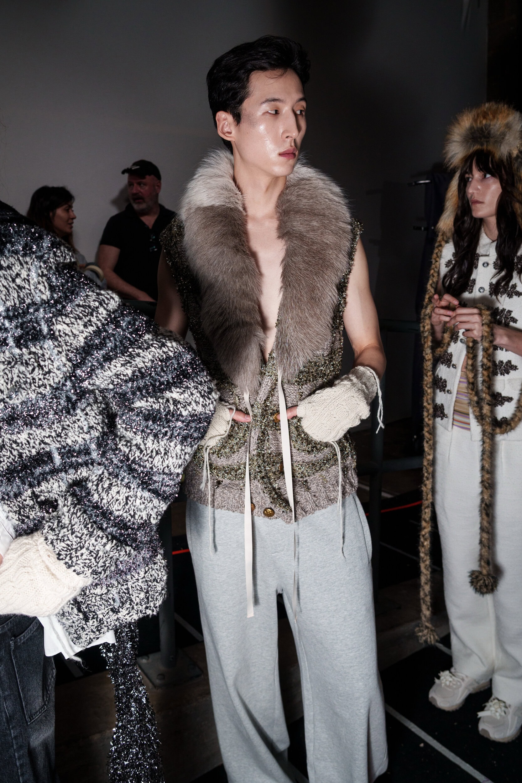 Oscar Ouyang Fall 2026 Fashion Show Backstage
