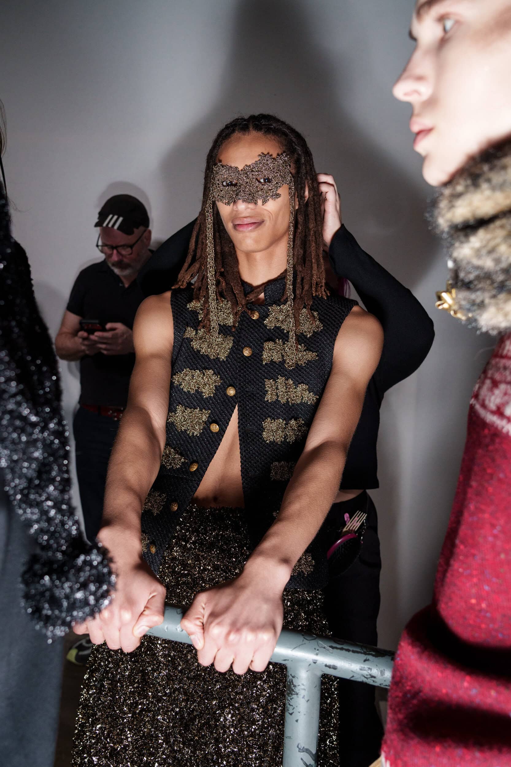 Oscar Ouyang Fall 2026 Fashion Show Backstage