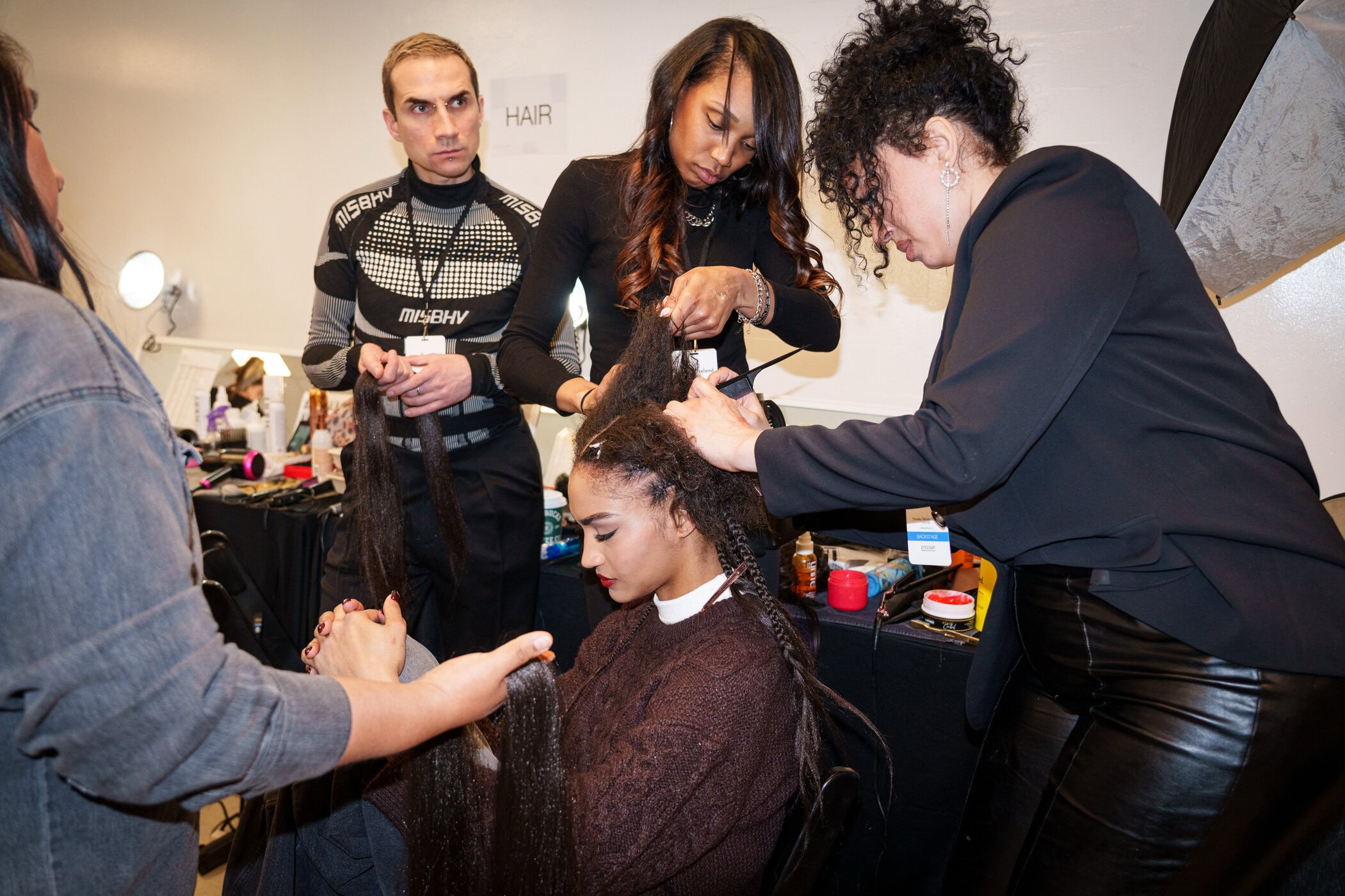 Pamella Roland Fall 2026 Fashion Show Backstage