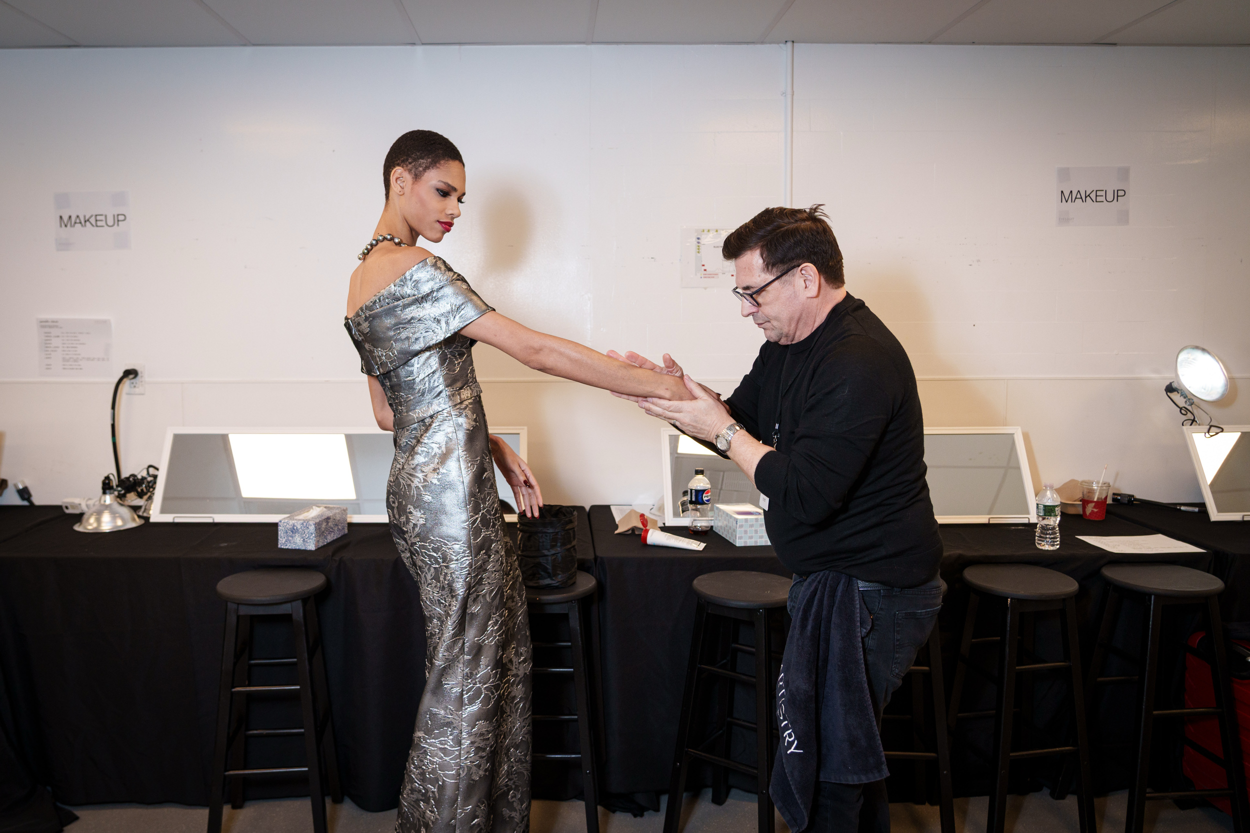 Pamella Roland Fall 2026 Fashion Show Backstage