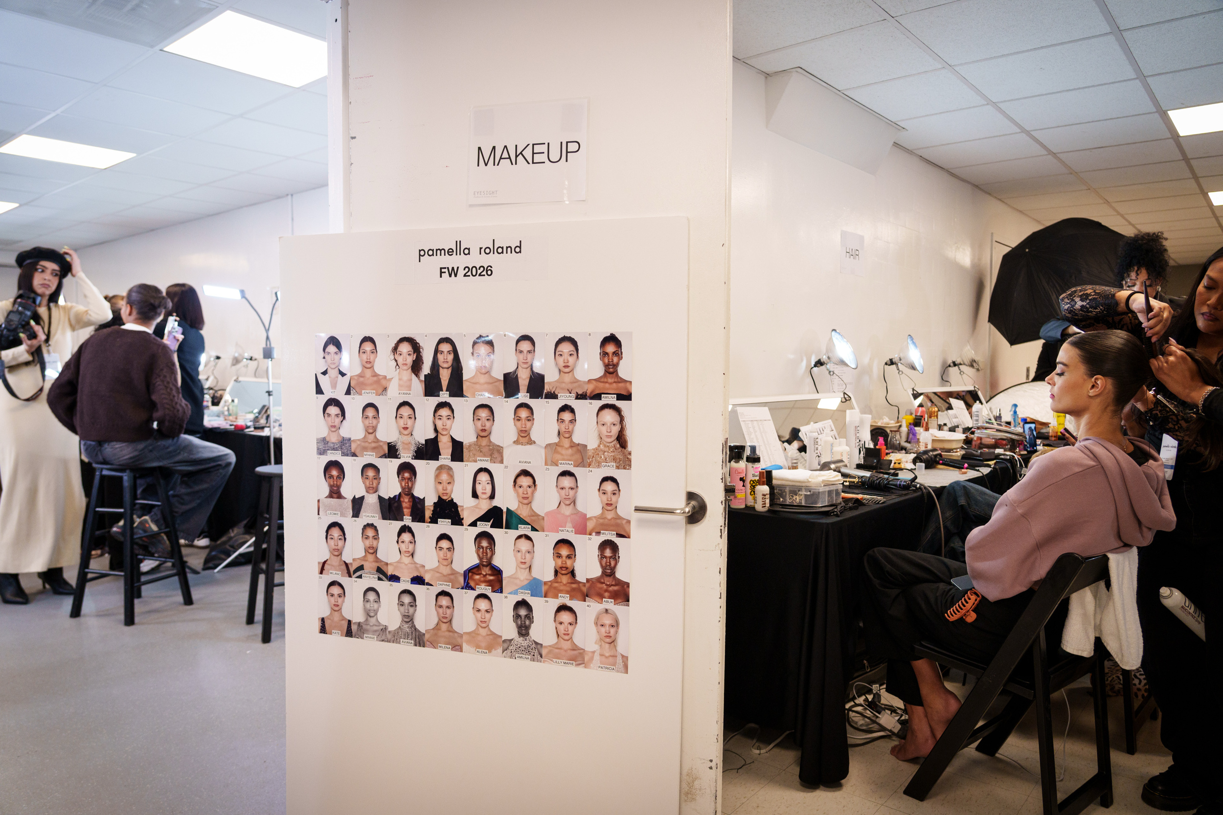 Pamella Roland Fall 2026 Fashion Show Backstage