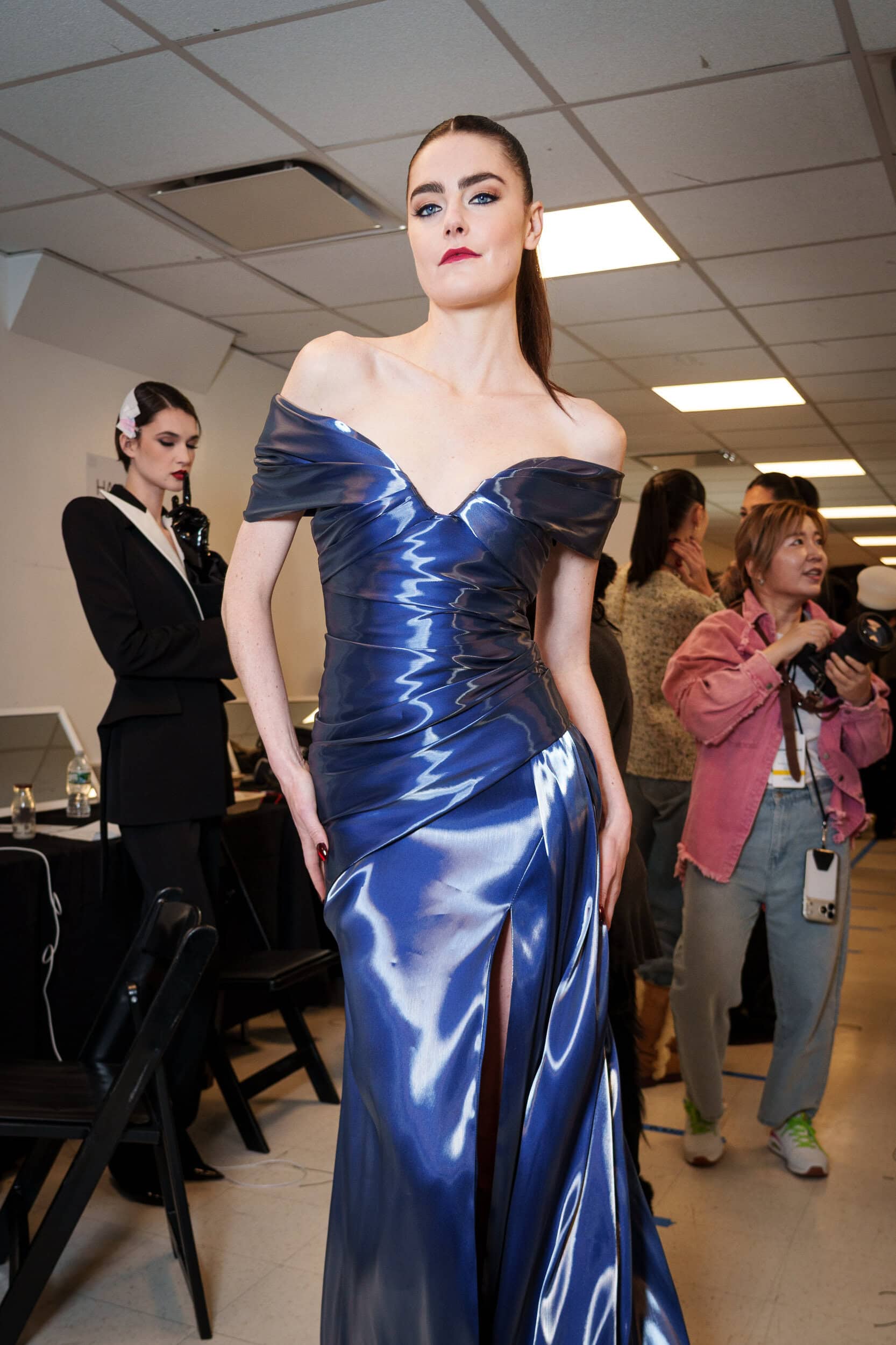 Pamella Roland Fall 2026 Fashion Show Backstage
