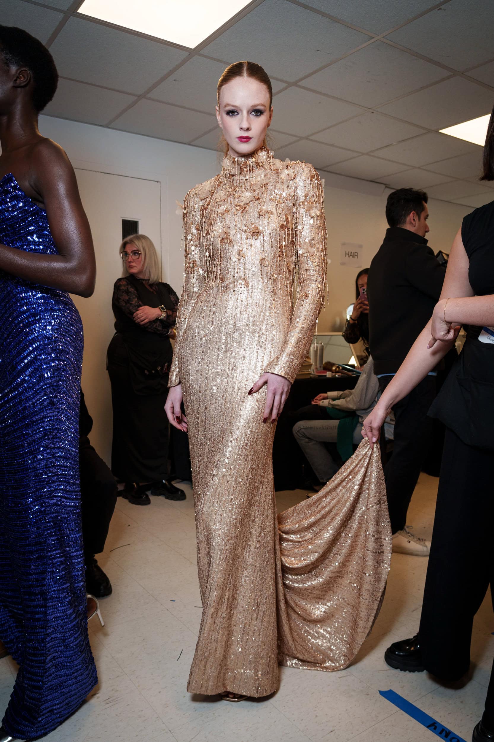 Pamella Roland Fall 2026 Fashion Show Backstage