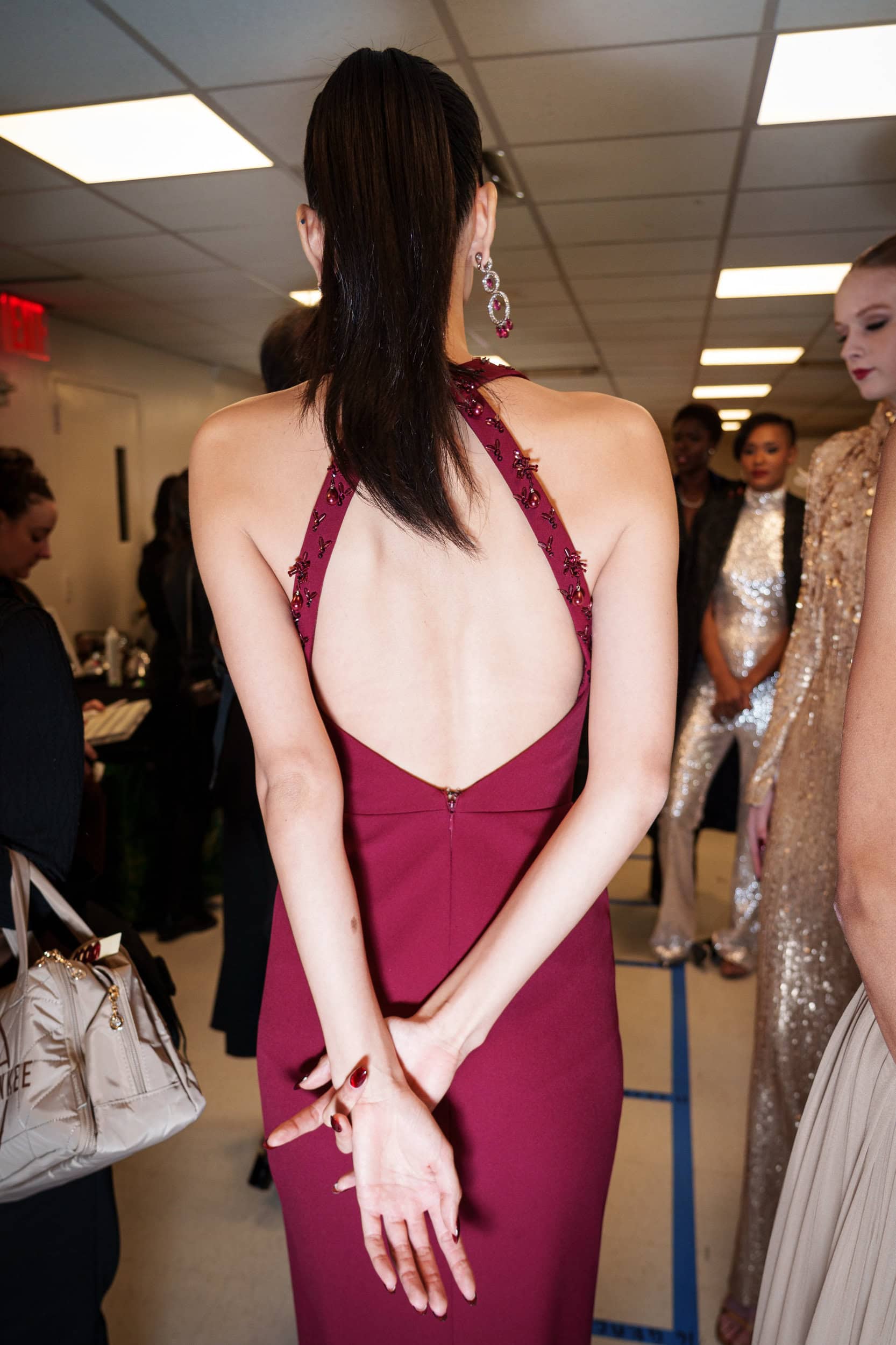 Pamella Roland Fall 2026 Fashion Show Backstage