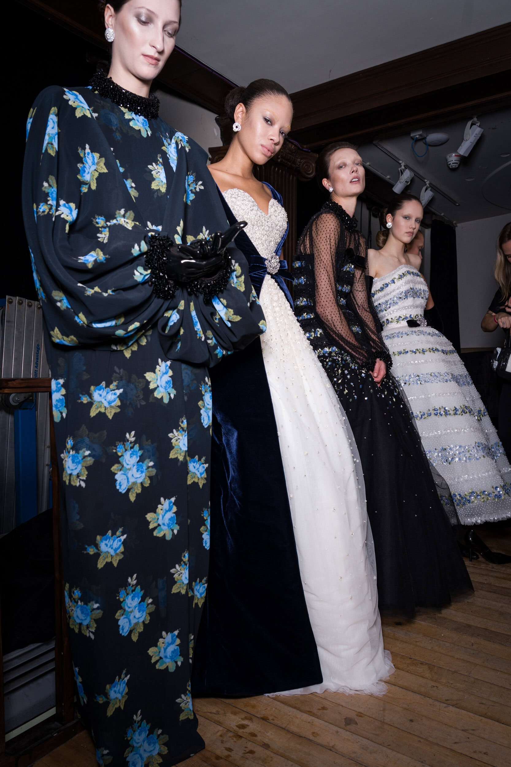 Richard Quinn Fall 2026 Fashion Show Backstage