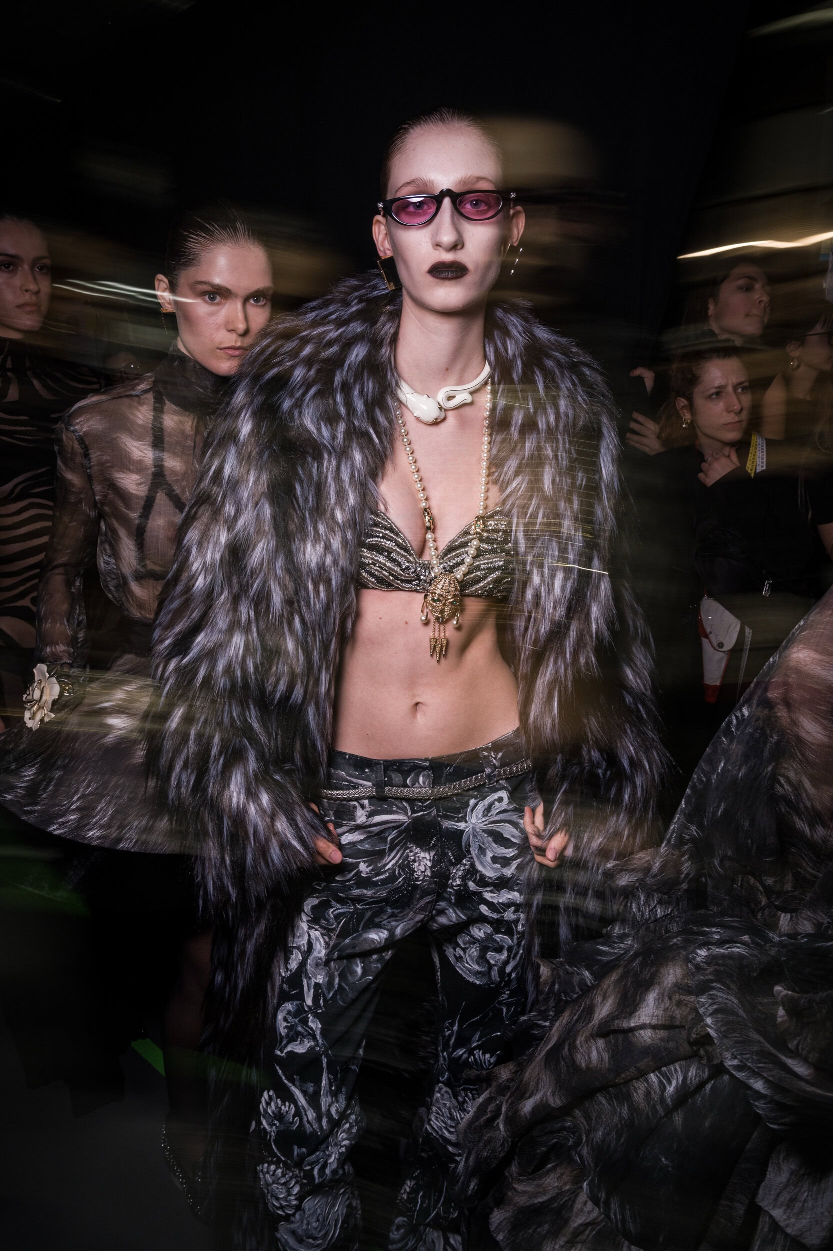 Roberto Cavalli Fall 2026 Fashion Show Backstage