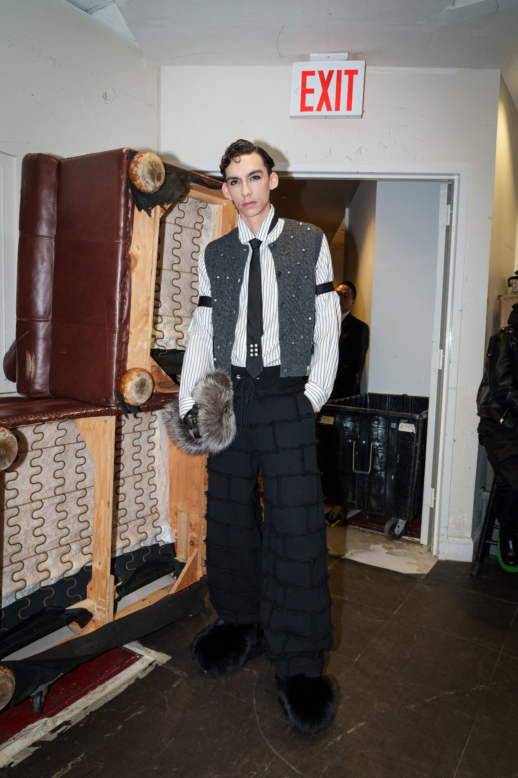 Romeo Hunte Fall 2026 Fashion Show Backstage