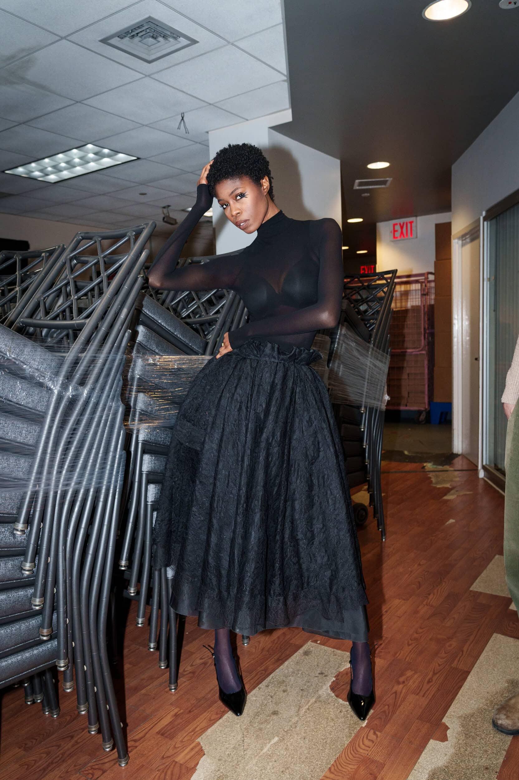 Romeo Hunte Fall 2026 Fashion Show Backstage