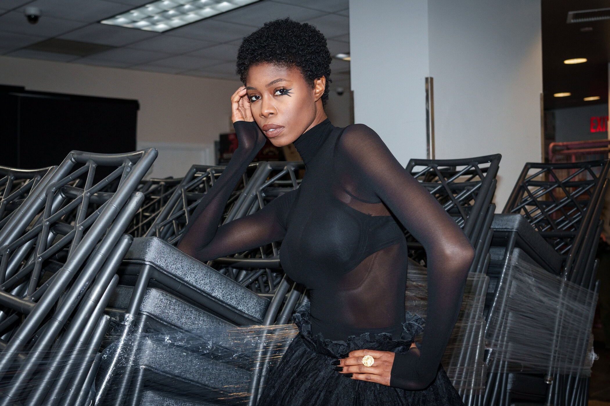 Romeo Hunte Fall 2026 Fashion Show Backstage