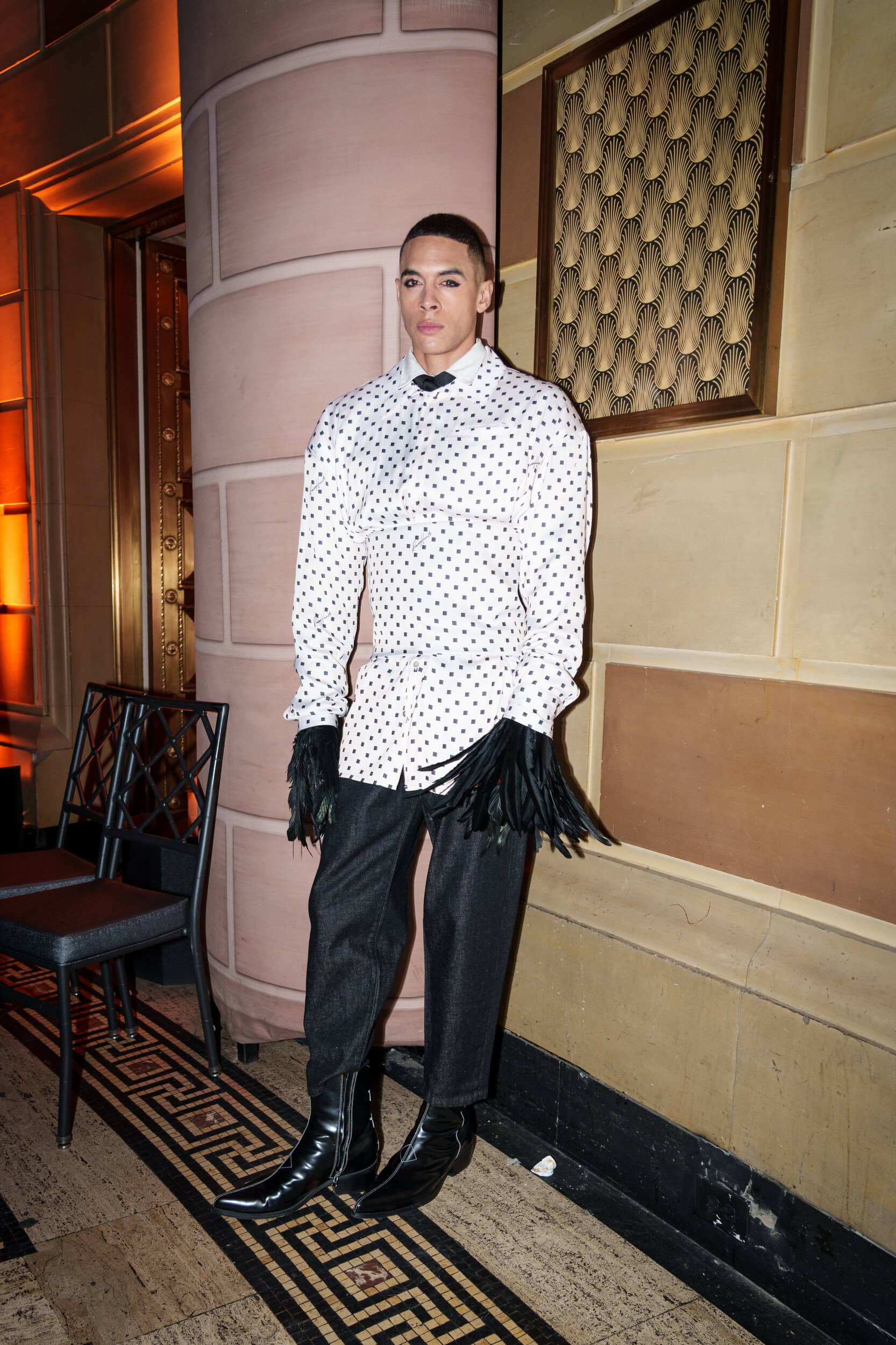 Romeo Hunte Fall 2026 Fashion Show Backstage