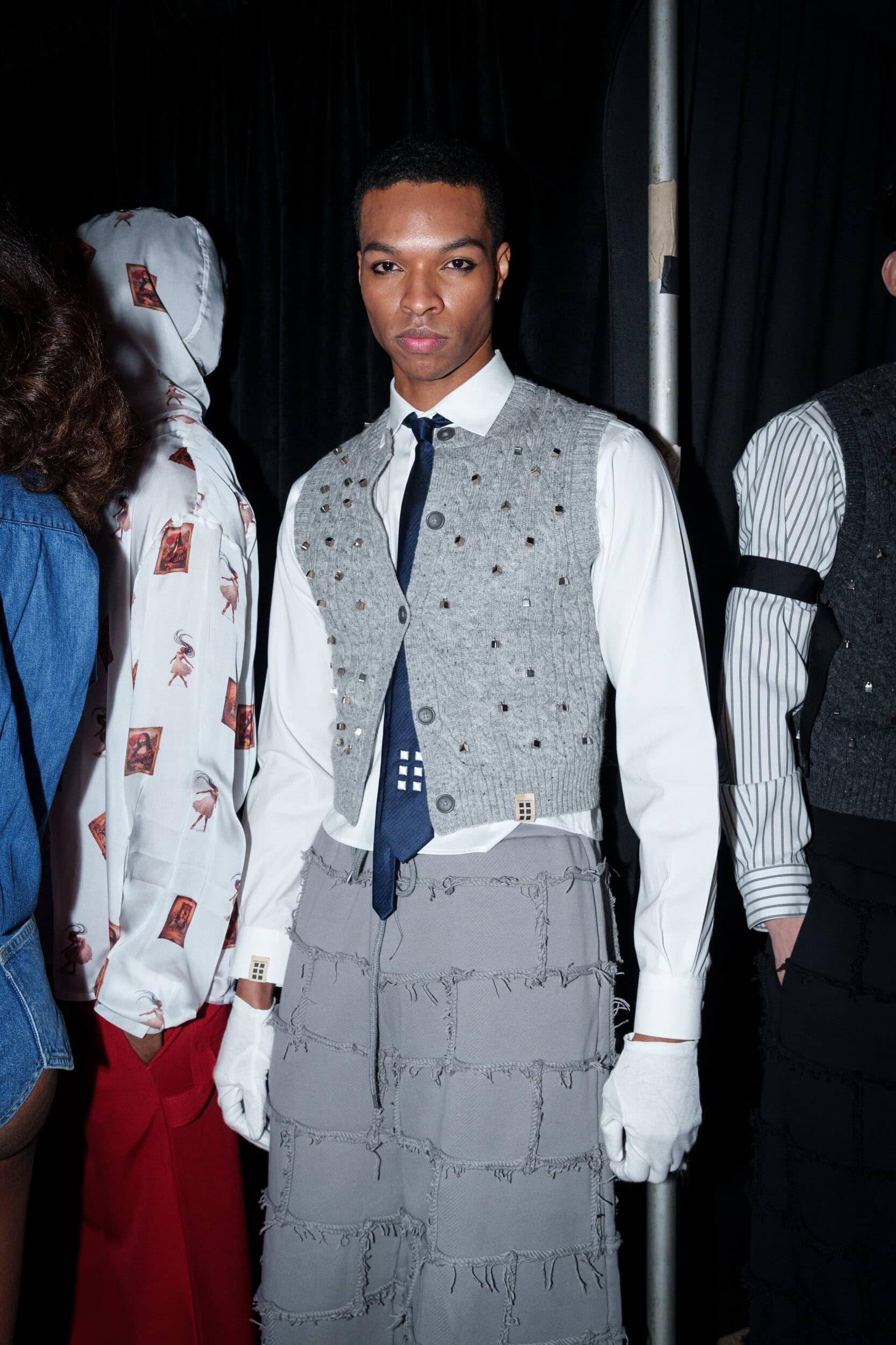 Romeo Hunte Fall 2026 Fashion Show Backstage