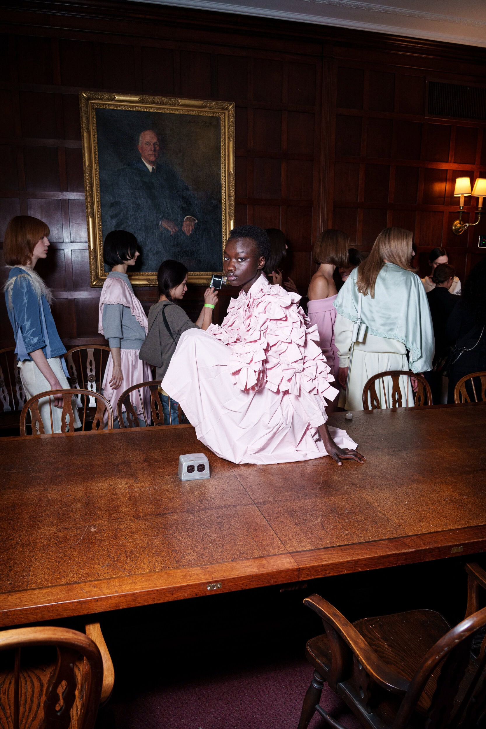 Sandy Liang Fall 2026 Fashion Show Backstage