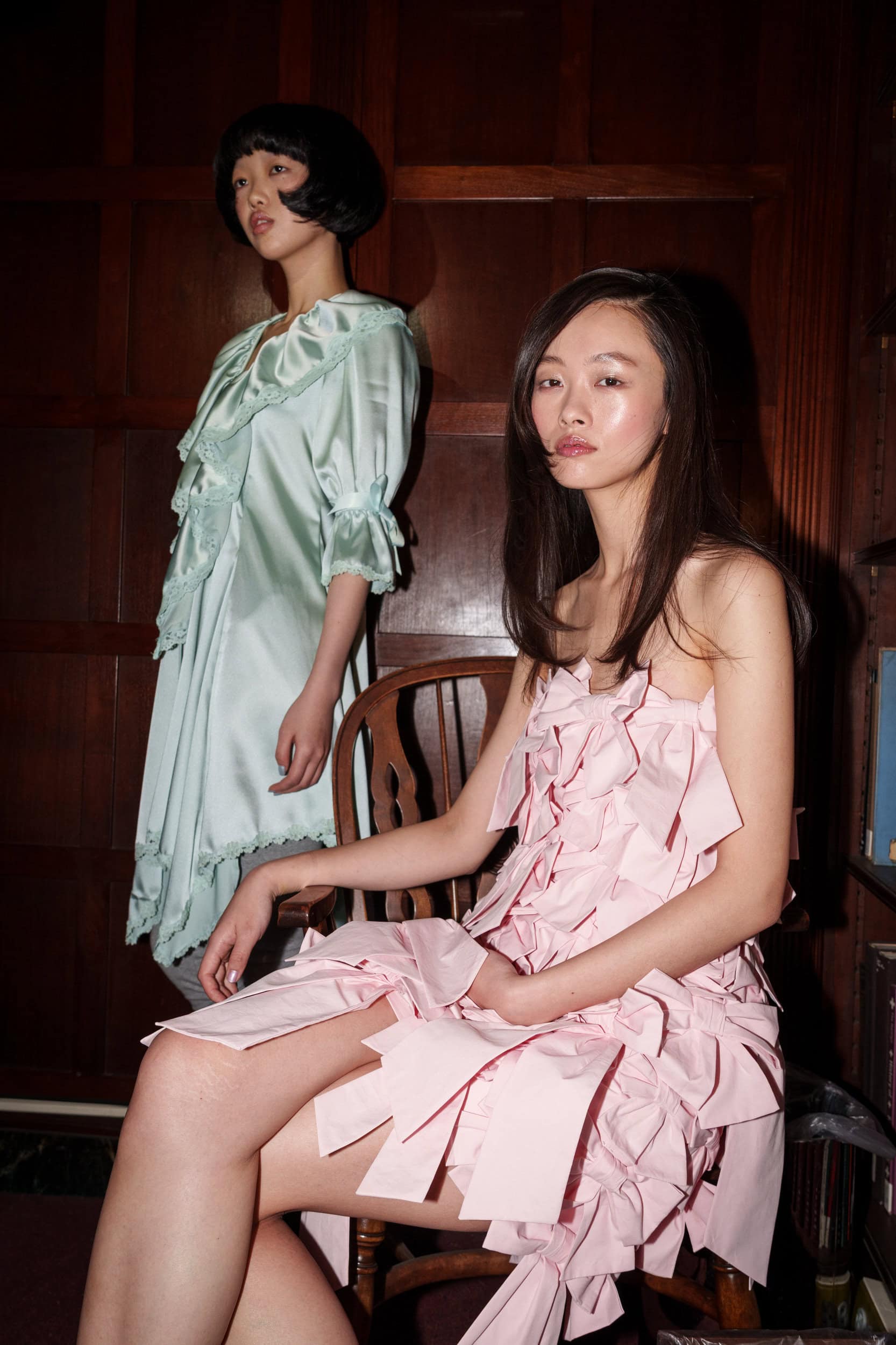 Sandy Liang Fall 2026 Fashion Show Backstage