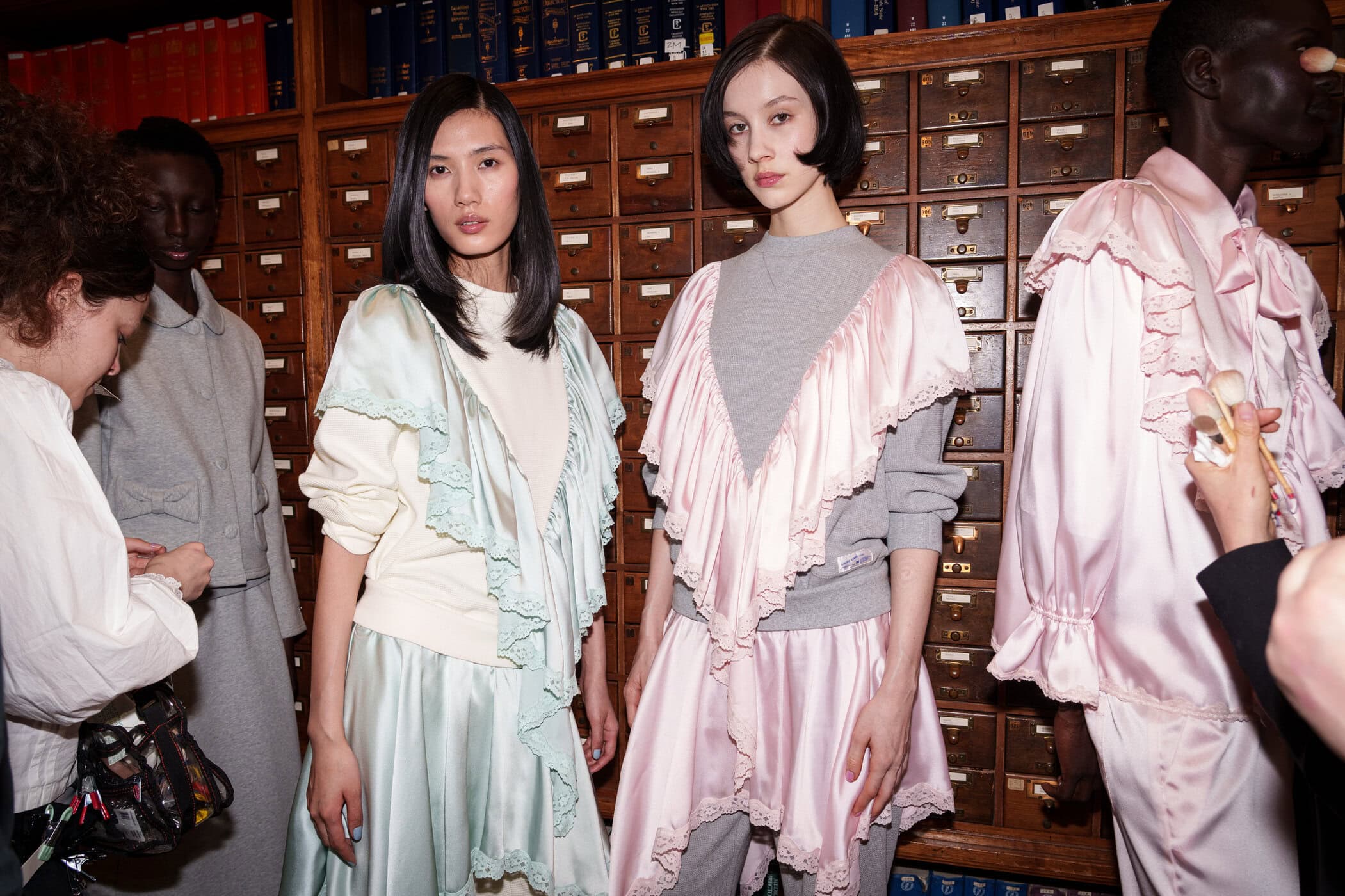 Sandy Liang Fall 2026 Fashion Show Backstage