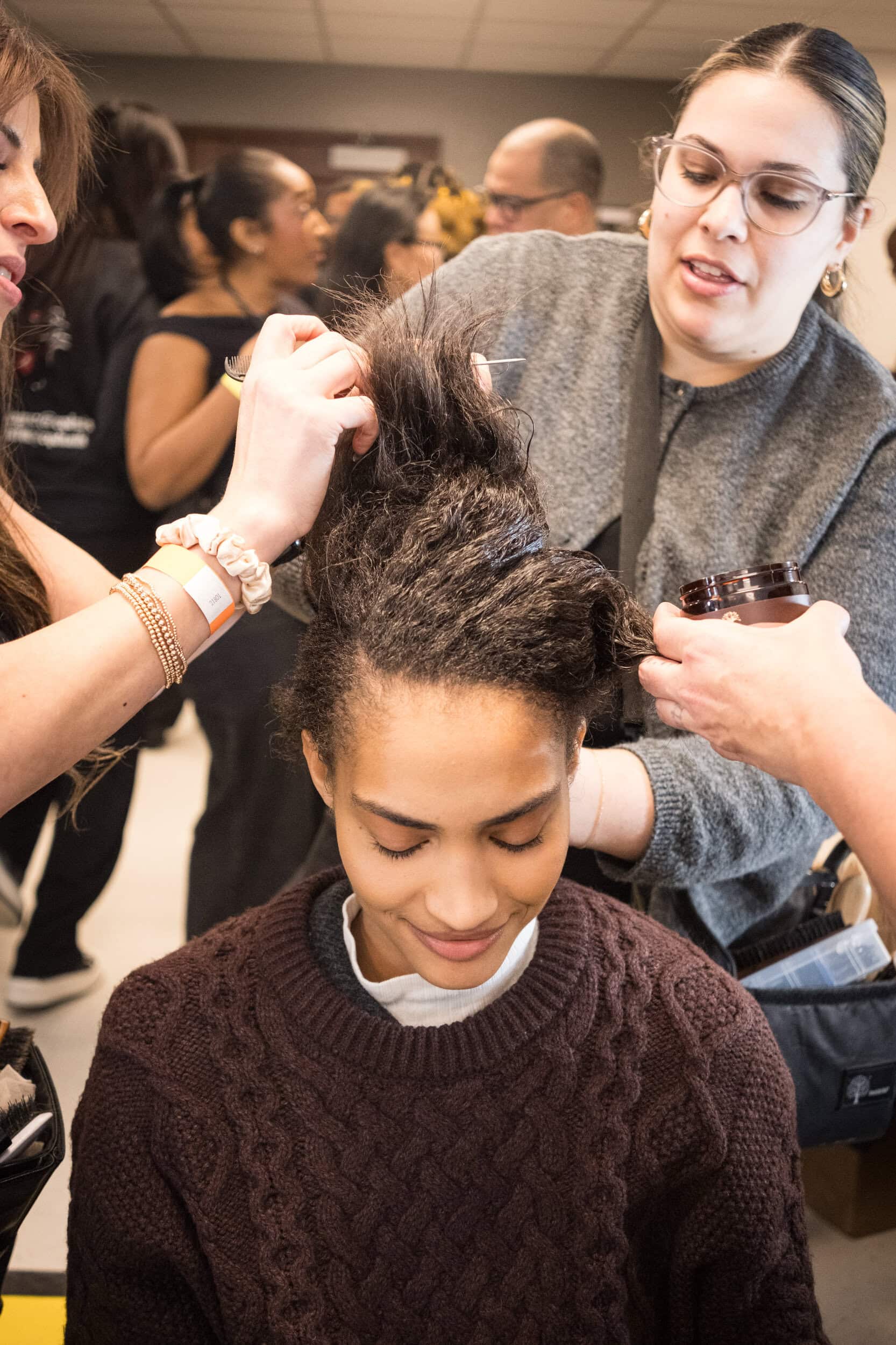 Sergio Hudson Fall 2026 Fashion Show Backstage
