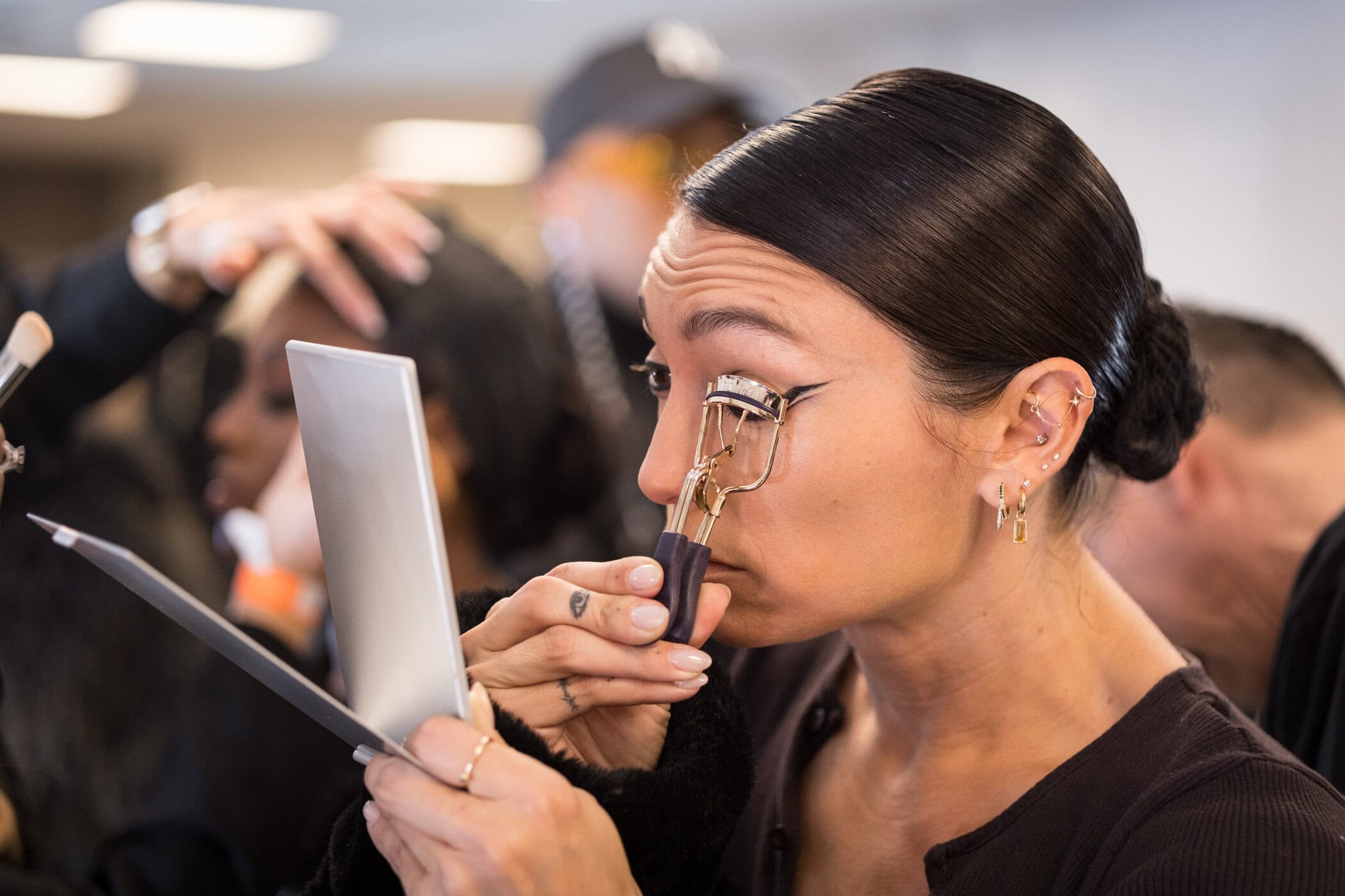 Sergio Hudson Fall 2026 Fashion Show Backstage