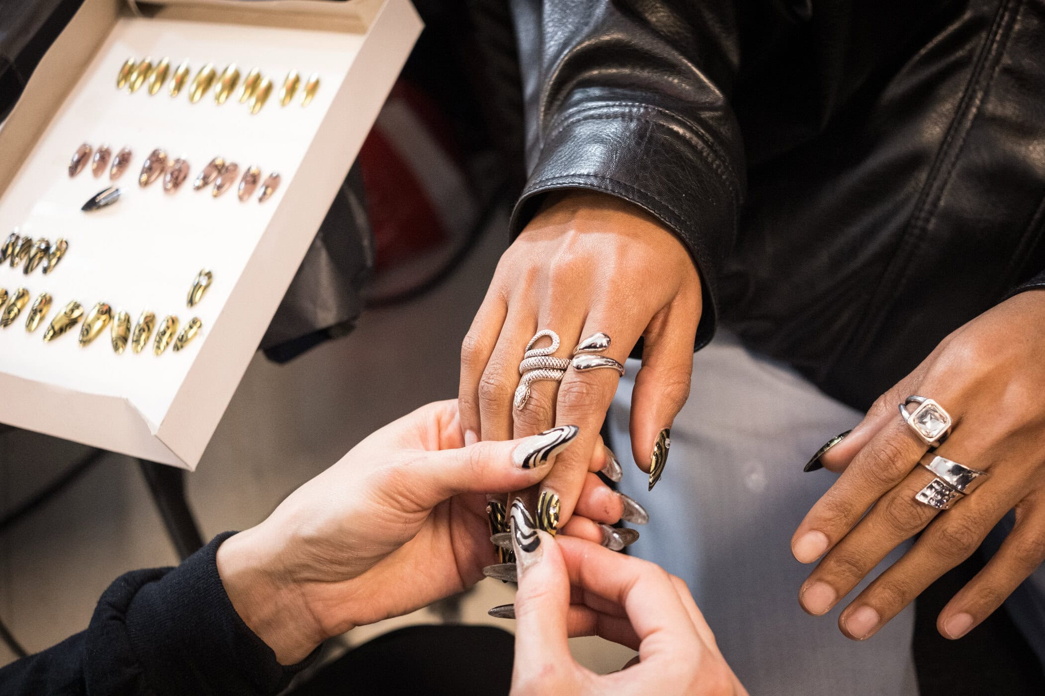 Sergio Hudson Fall 2026 Fashion Show Backstage