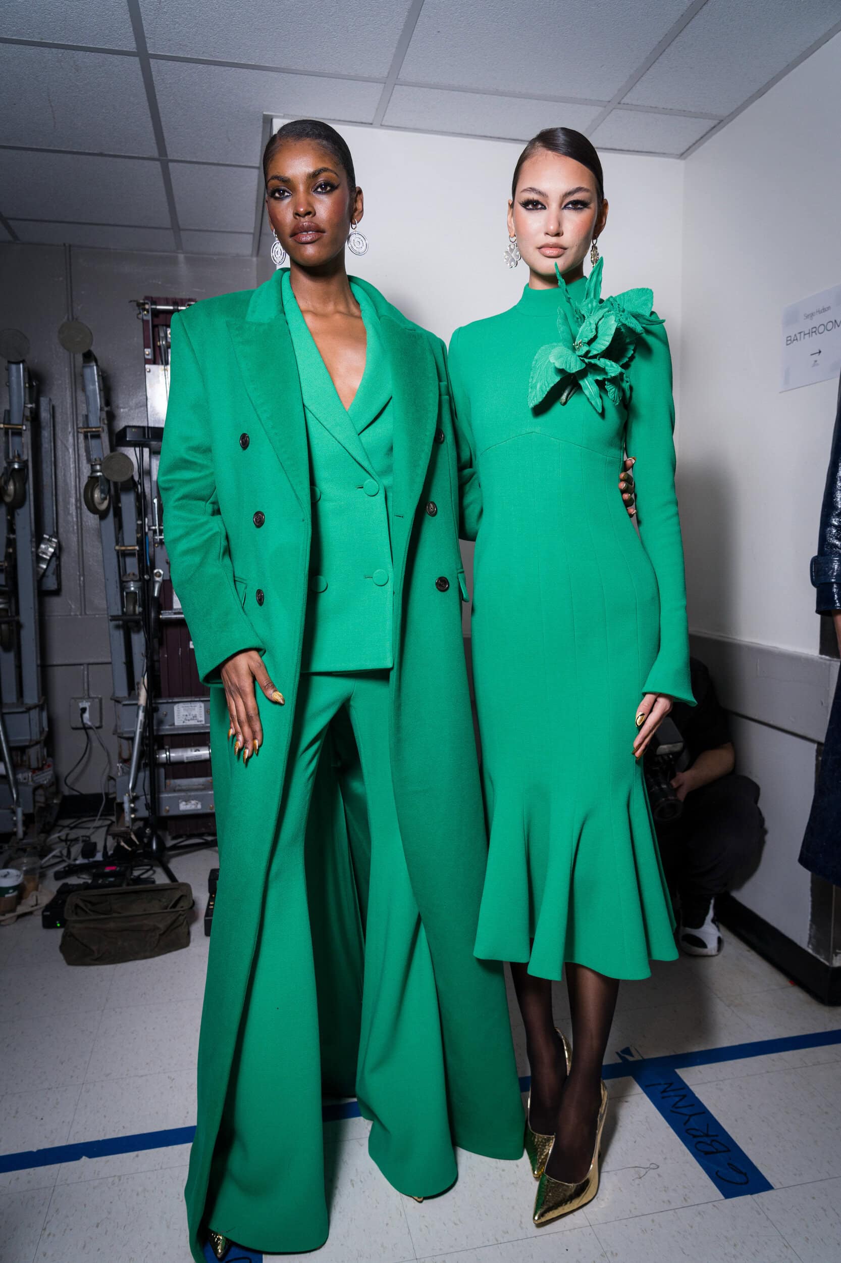 Sergio Hudson Fall 2026 Fashion Show Backstage