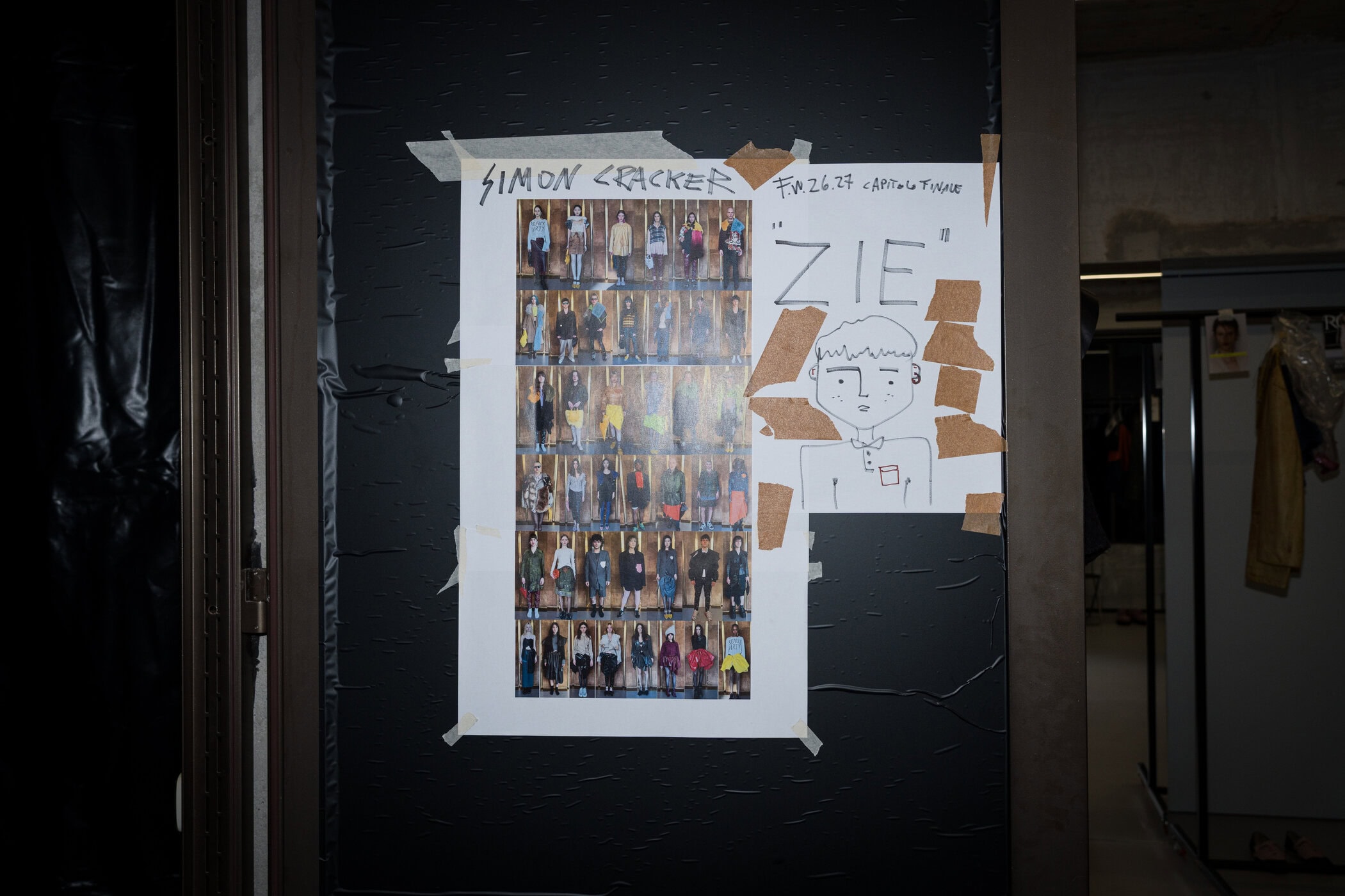 Simon Cracker Fall 2026 Fashion Show Backstage