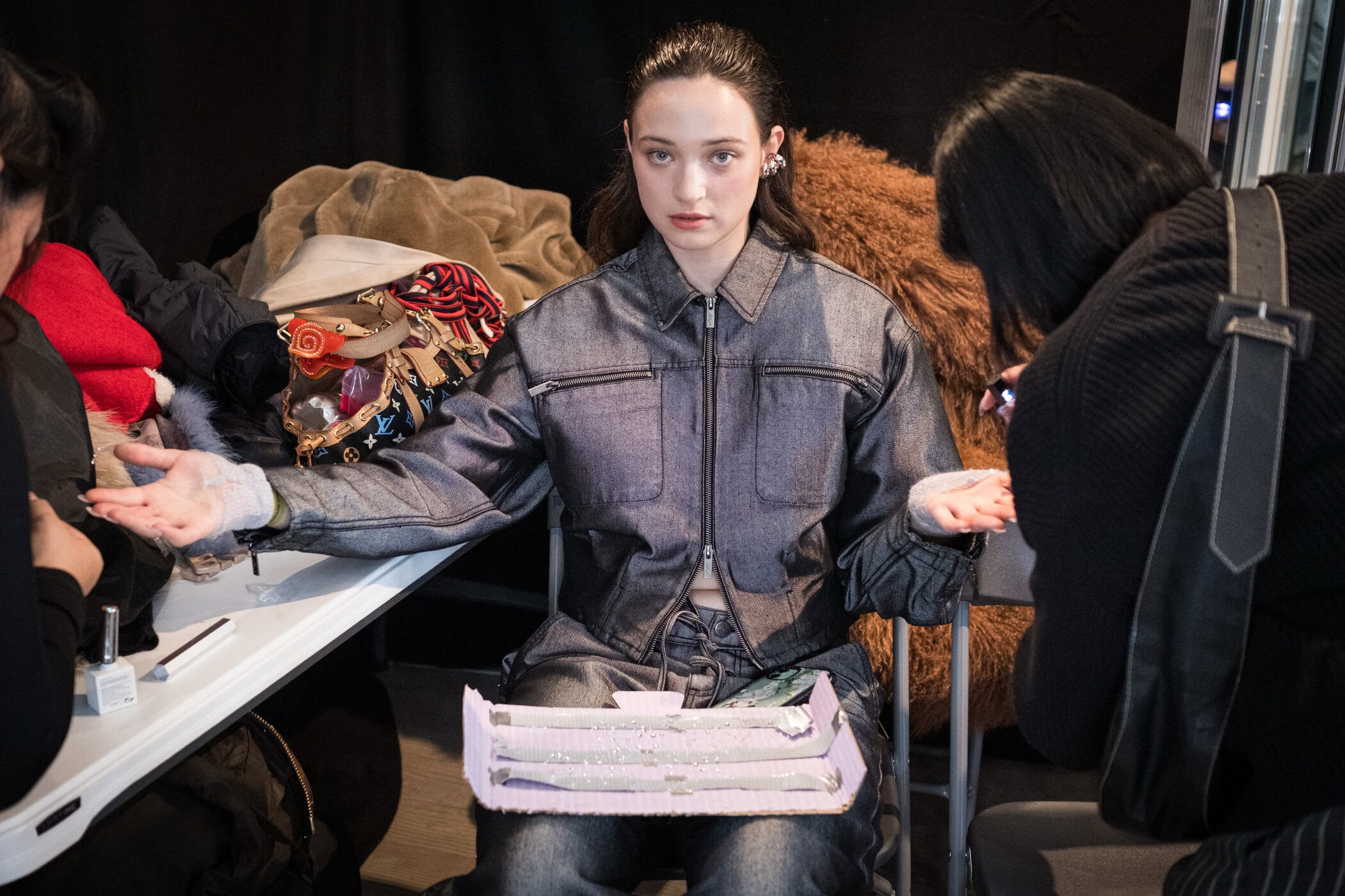 Karoline Vitto Fall 2026 Fashion Show Backstage