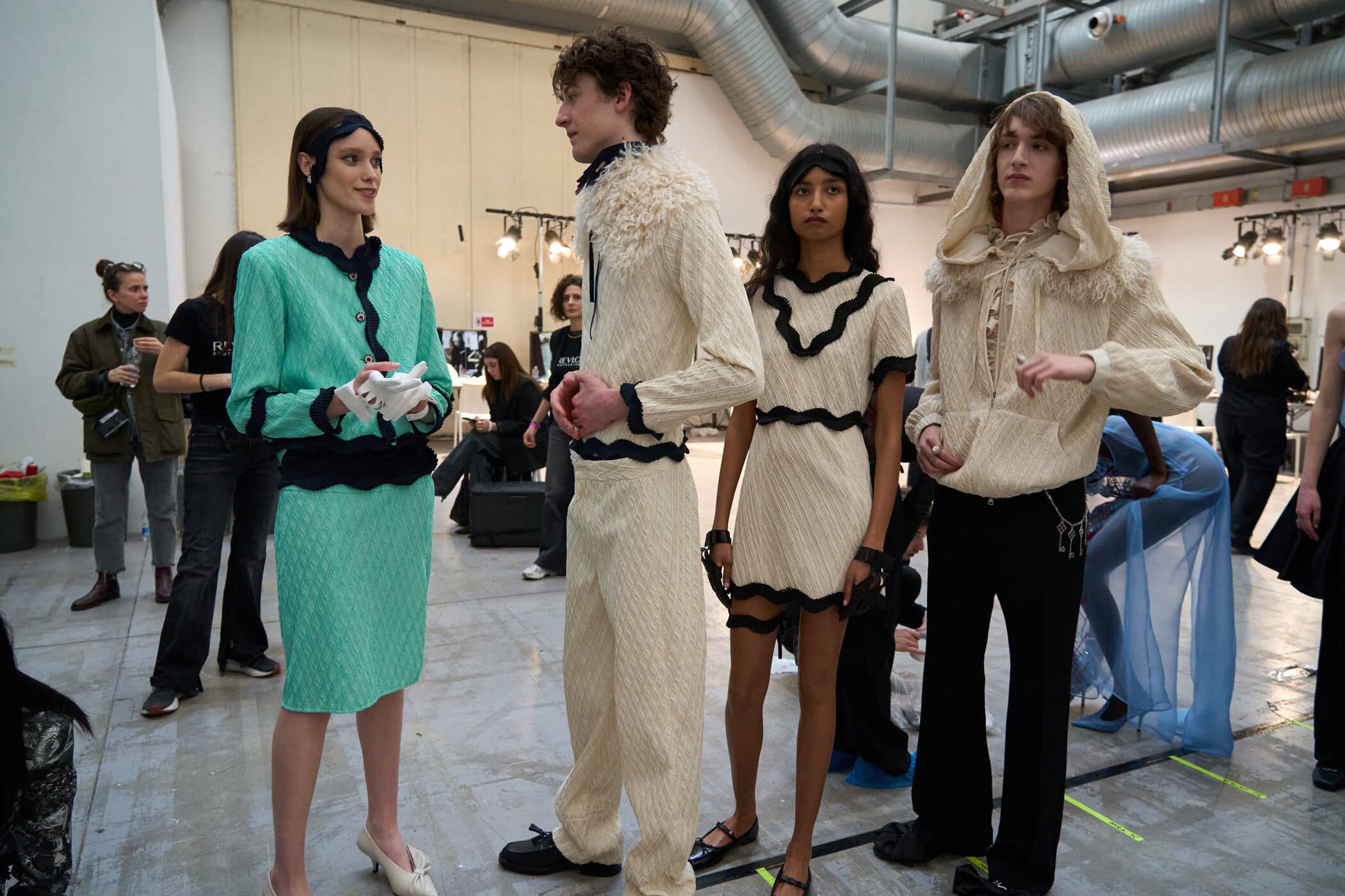 Vivetta Fall 2026 Fashion Show Backstage