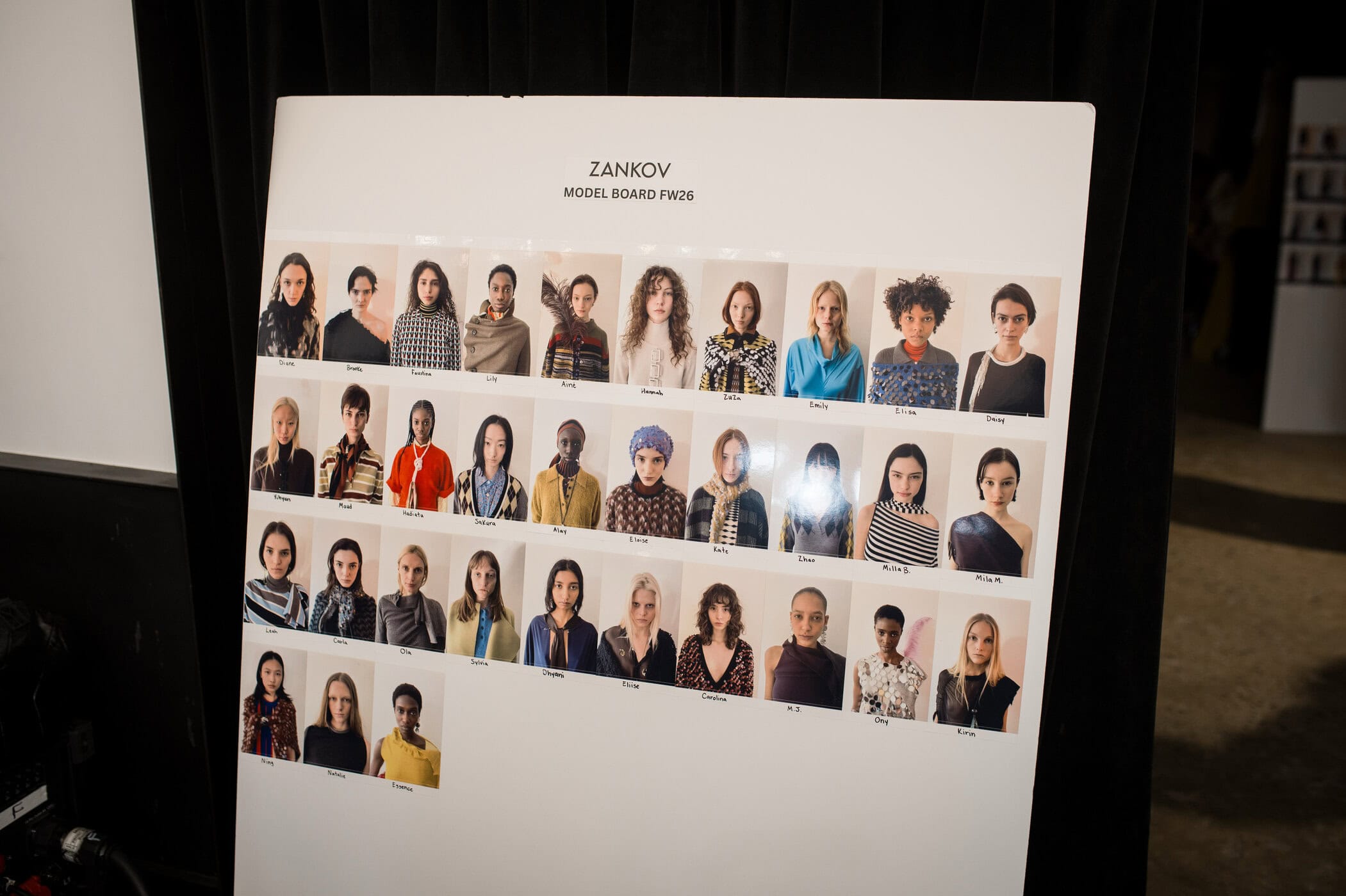 Zankov Fall 2026 Fashion Show Backstage