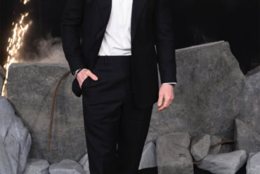 Aaron Taylor-Johnson wears Saint Laurent at The “Fuze” Premiere