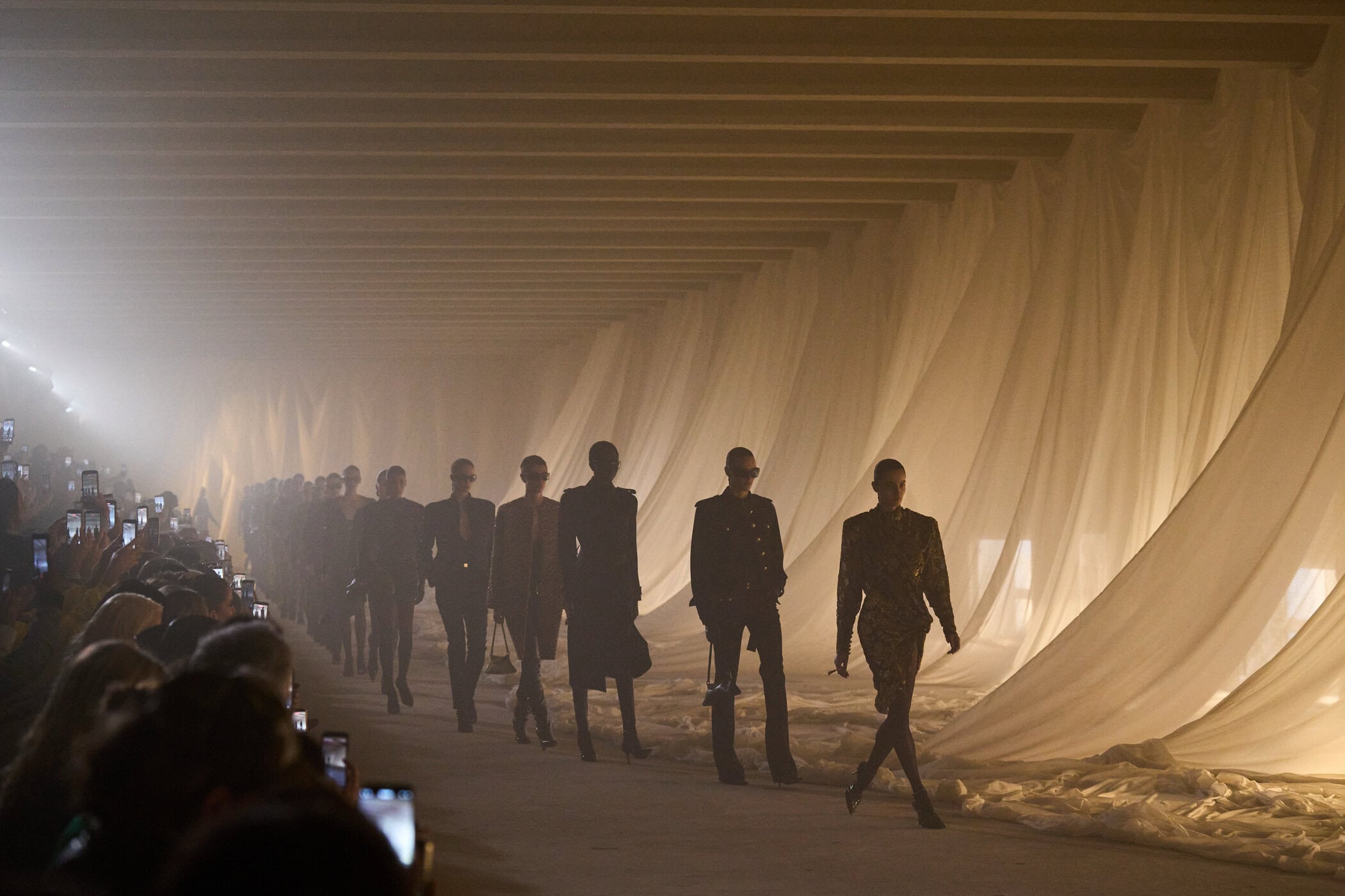 Balmain Fall 2026 Fashion Show Atmosphere