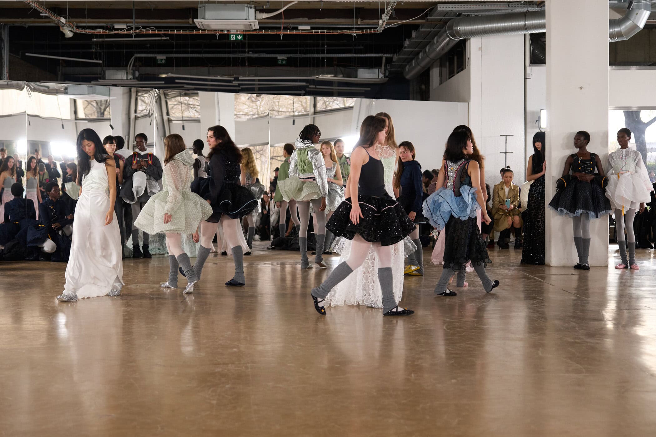 Cecilie Bahnsen Fall 2026 Fashion Show Atmosphere