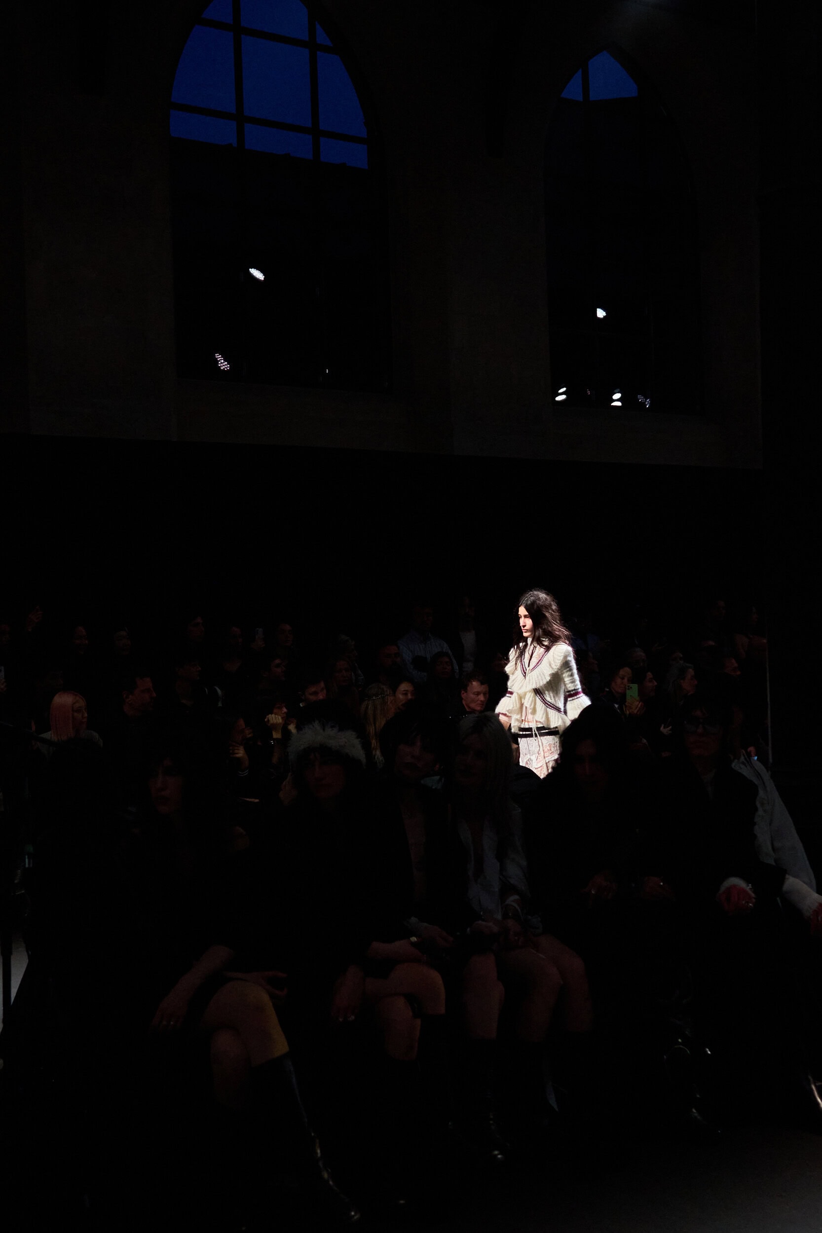 Ann Demeulemeester Fall 2026 Fashion Show Atmosphere