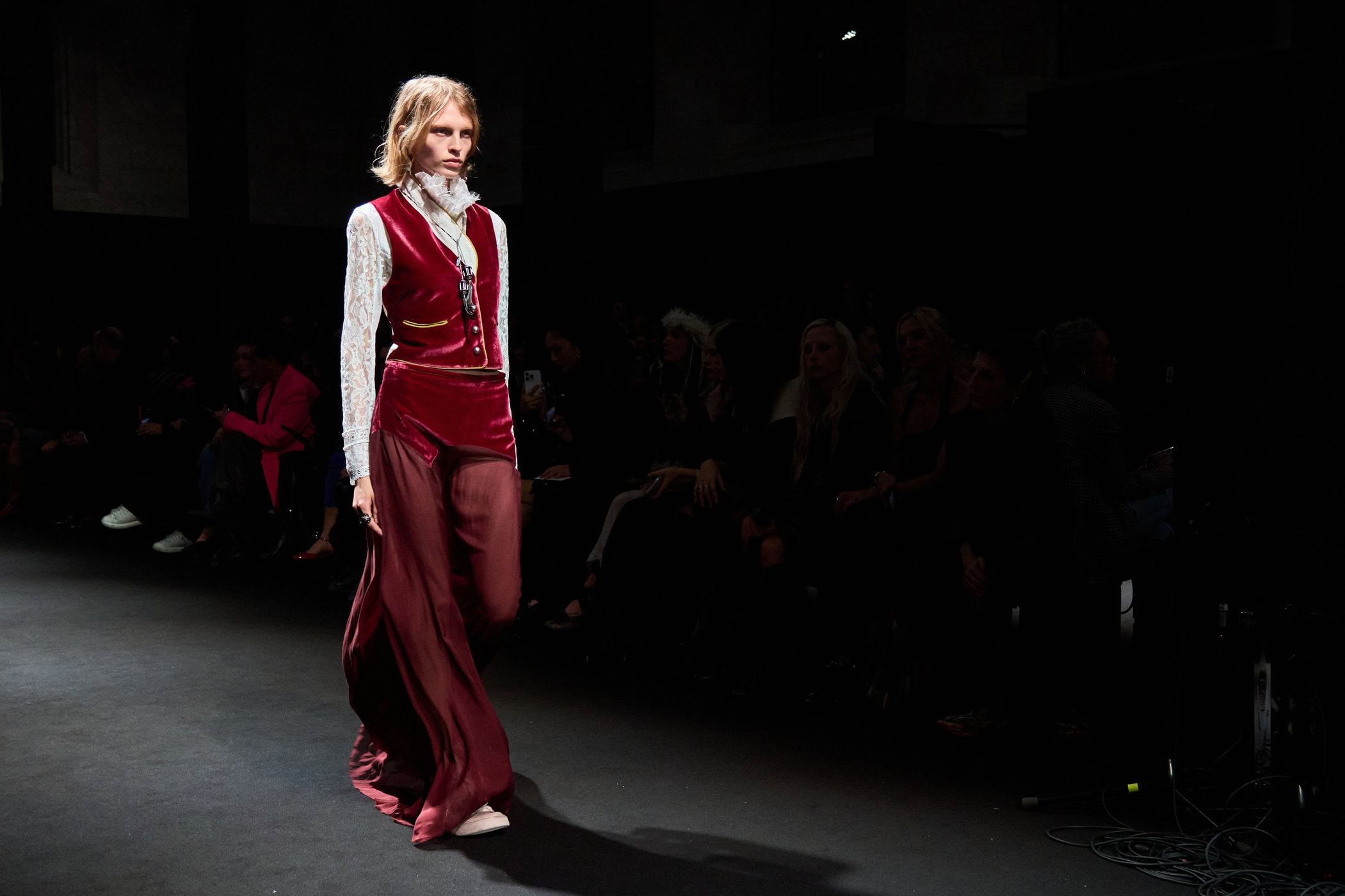 Ann Demeulemeester Fall 2026 Fashion Show Atmosphere