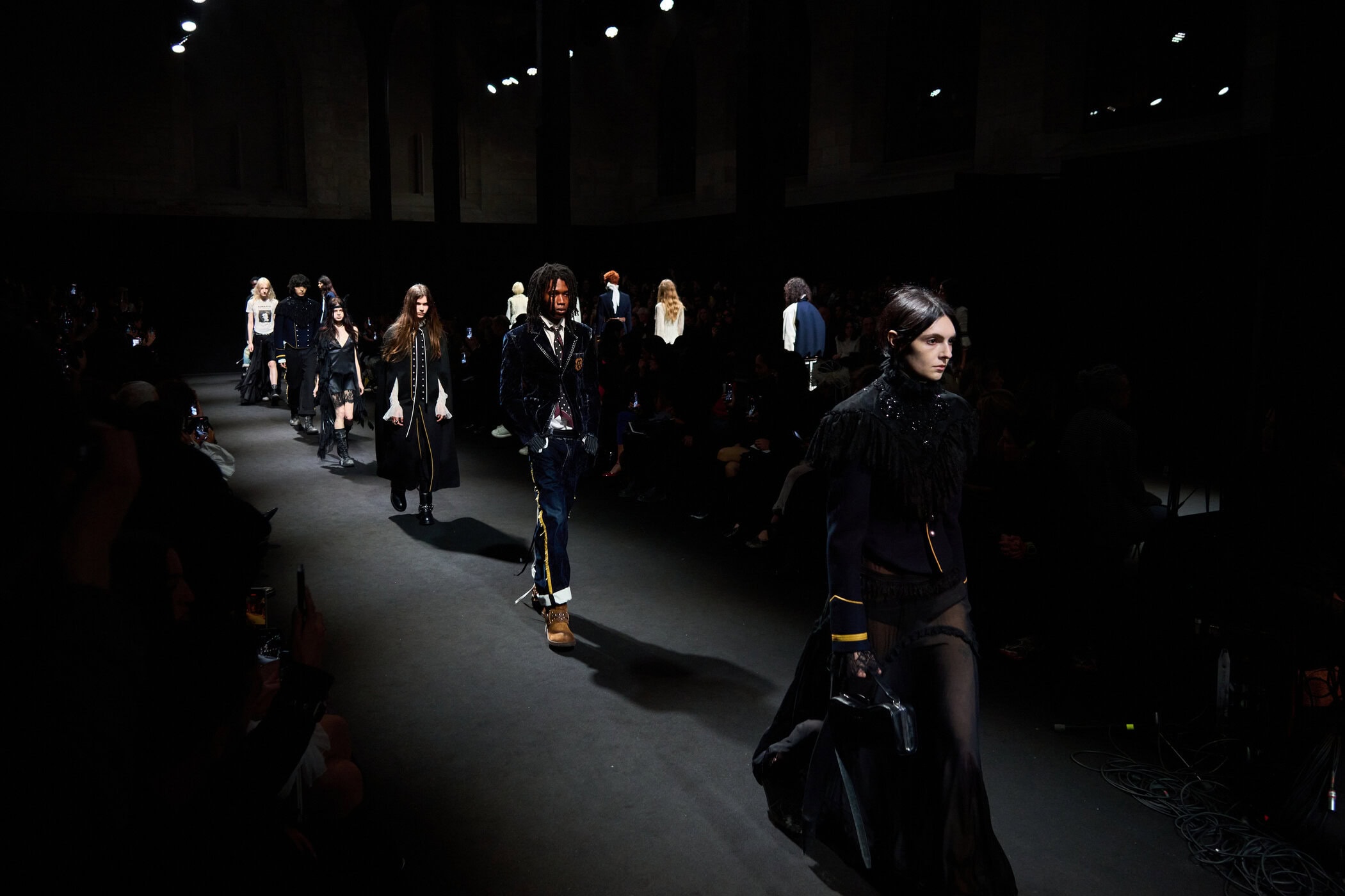 Ann Demeulemeester Fall 2026 Fashion Show Atmosphere