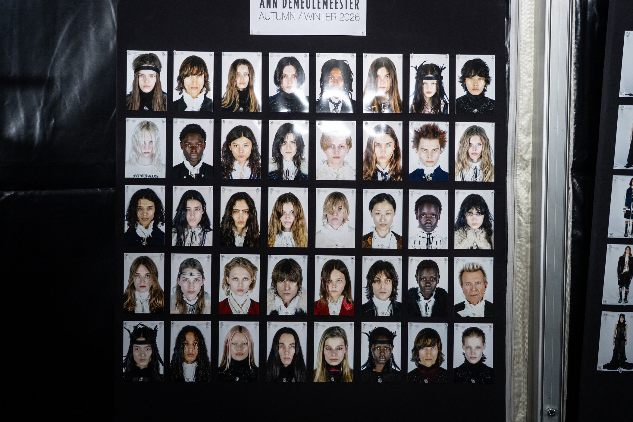 Ann Demeulemeester Fall 2026 Fashion Show Backstage