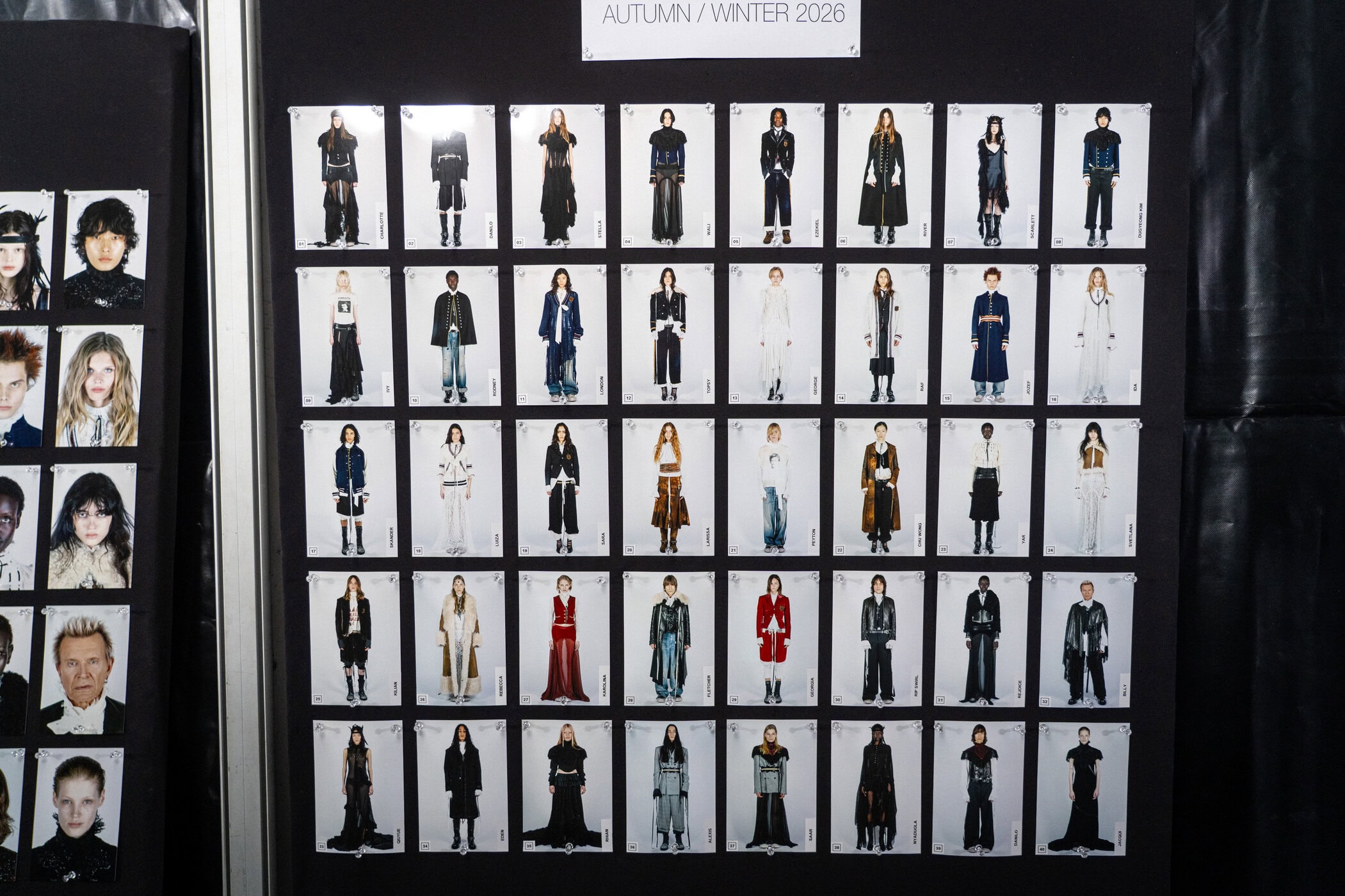 Ann Demeulemeester Fall 2026 Fashion Show Backstage