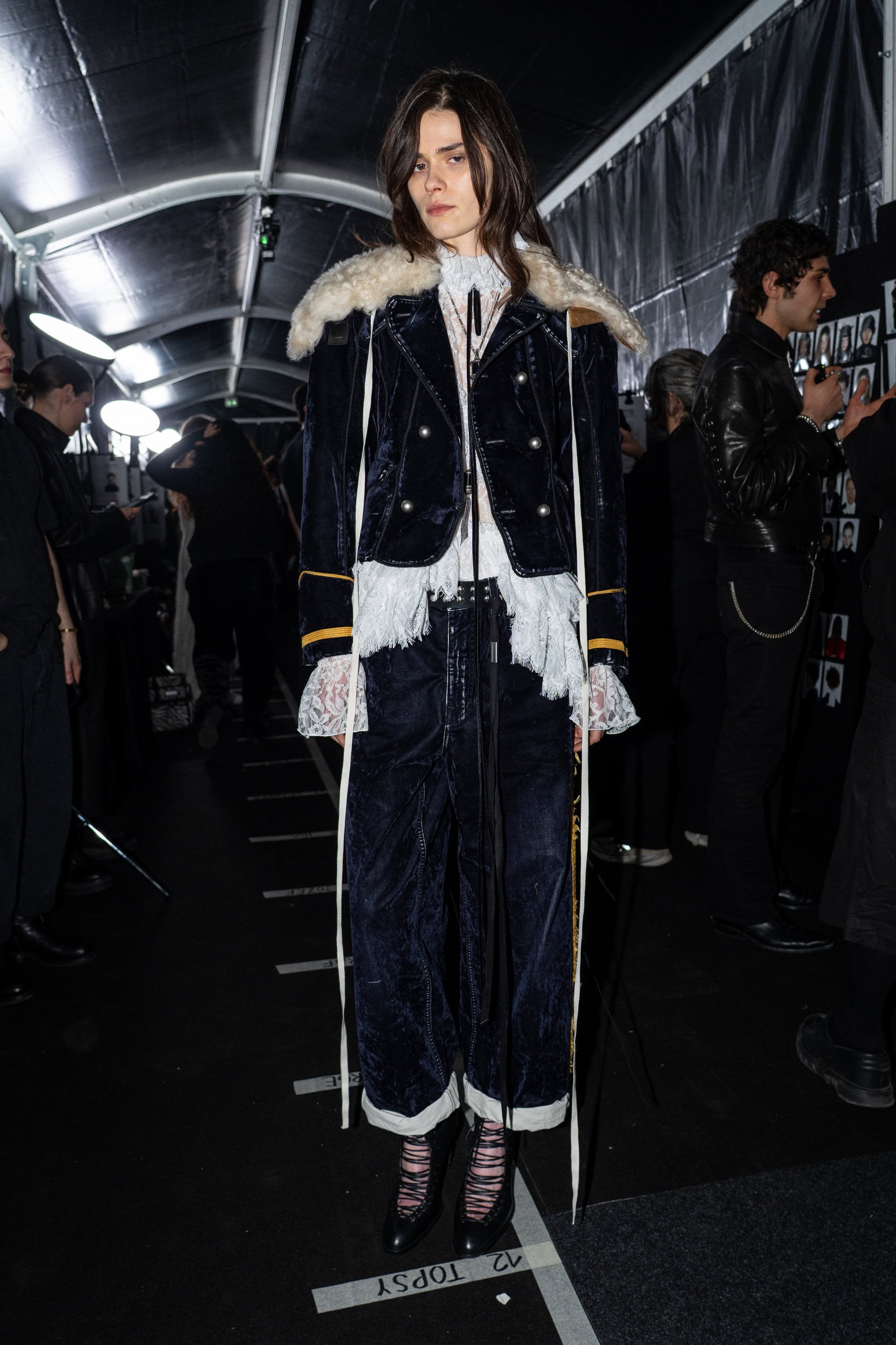 Ann Demeulemeester Fall 2026 Fashion Show Backstage