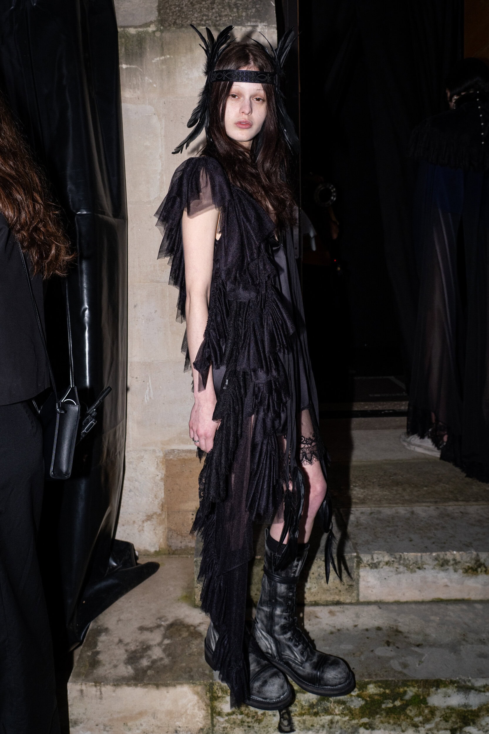 Ann Demeulemeester Fall 2026 Fashion Show Backstage